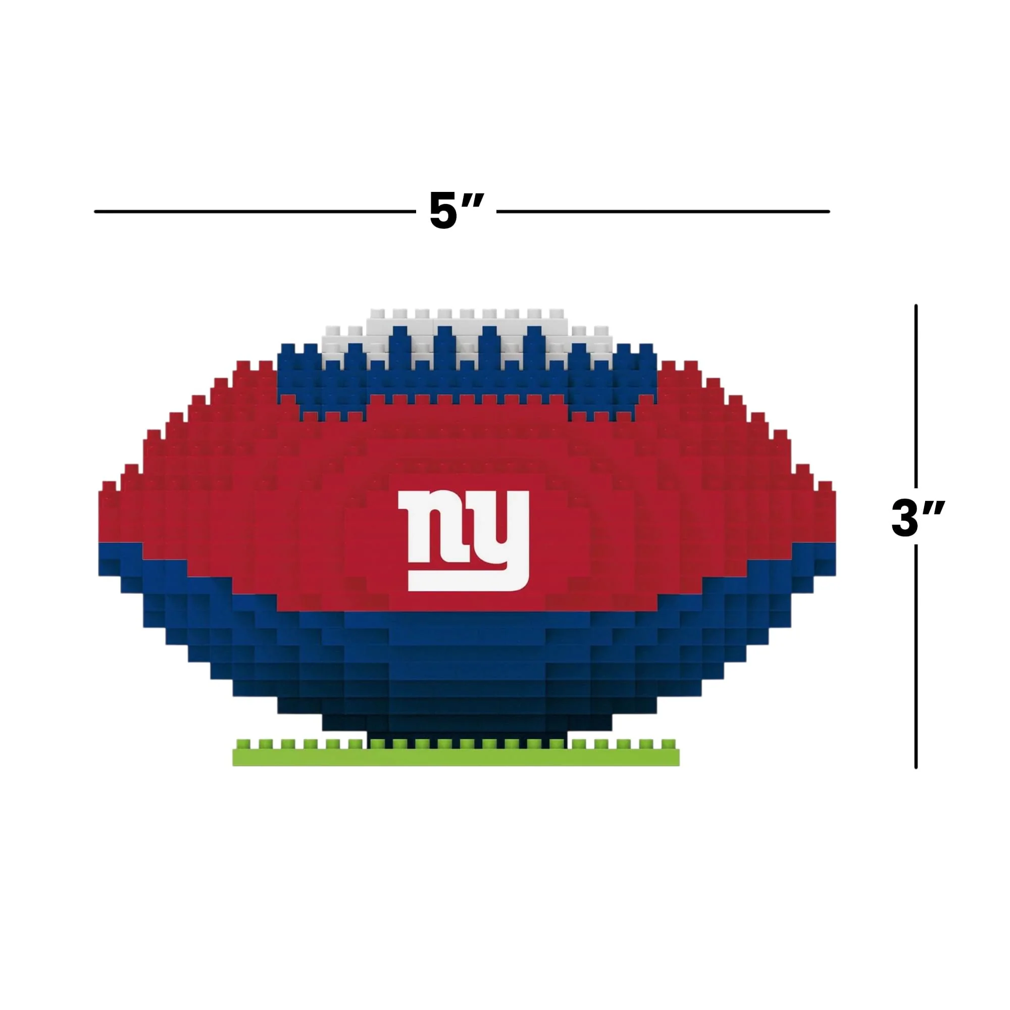 New York Giants NFL BRXLZ Football 704-Piece Building Block Set - Image 6