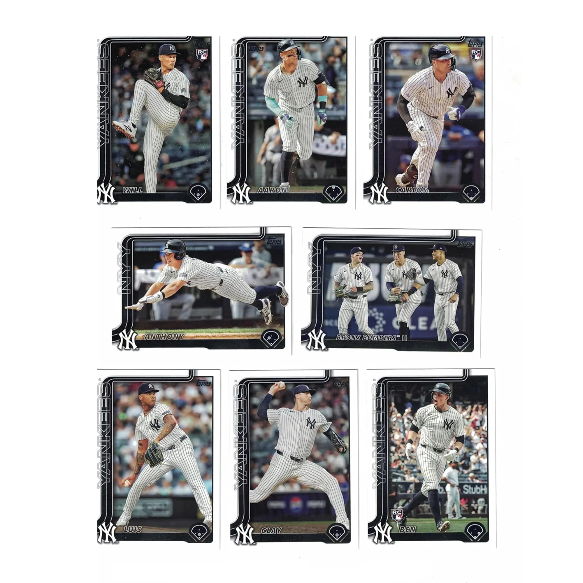 New York Yankees 2025 Topps Mini Team Set | 17 Cards Per Set - Image 3