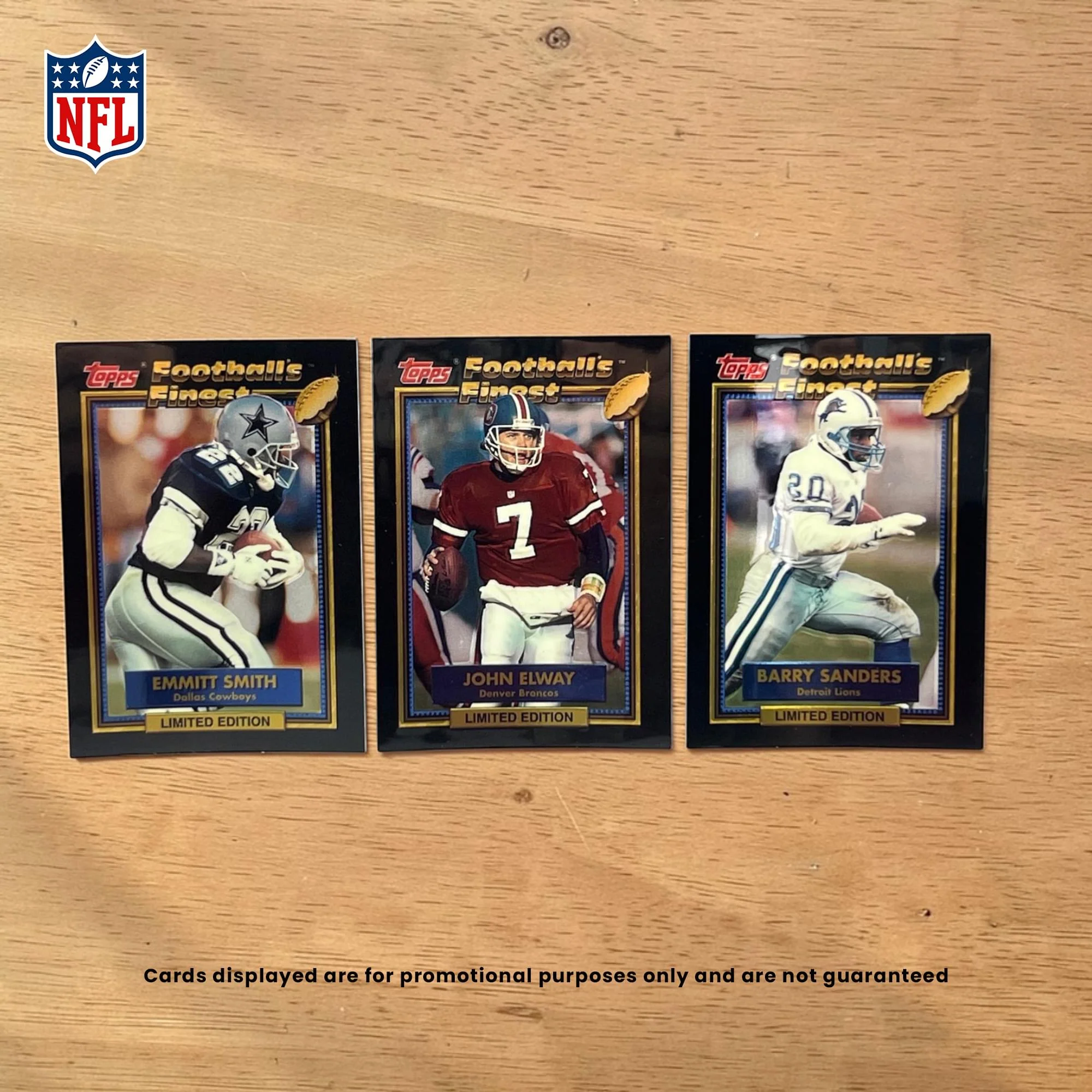 NFL 1992 Topps Finest Limited Edition Card Set | 44 Cards - Image 3