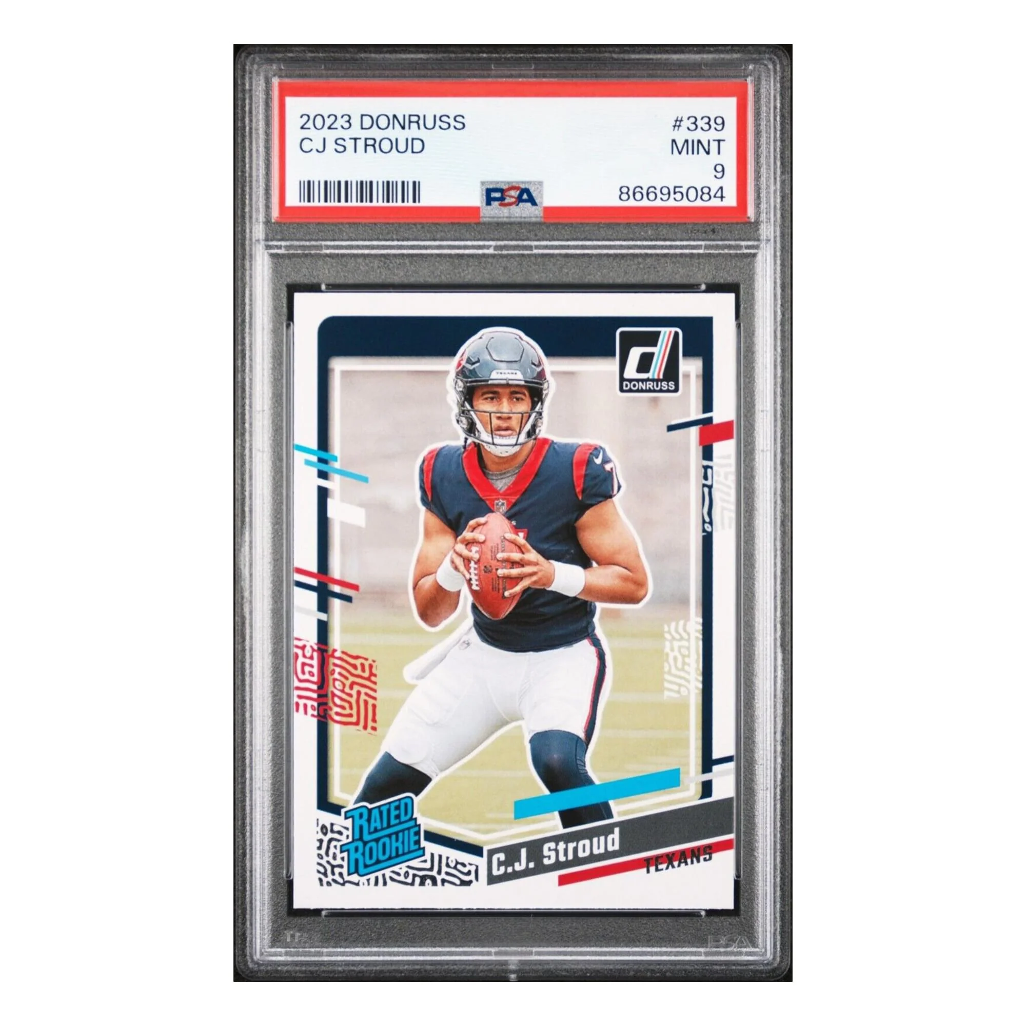 NFL 2023 Panini Donruss C.J. Stroud #339 Rookie Card | PSA 9 - Image 2
