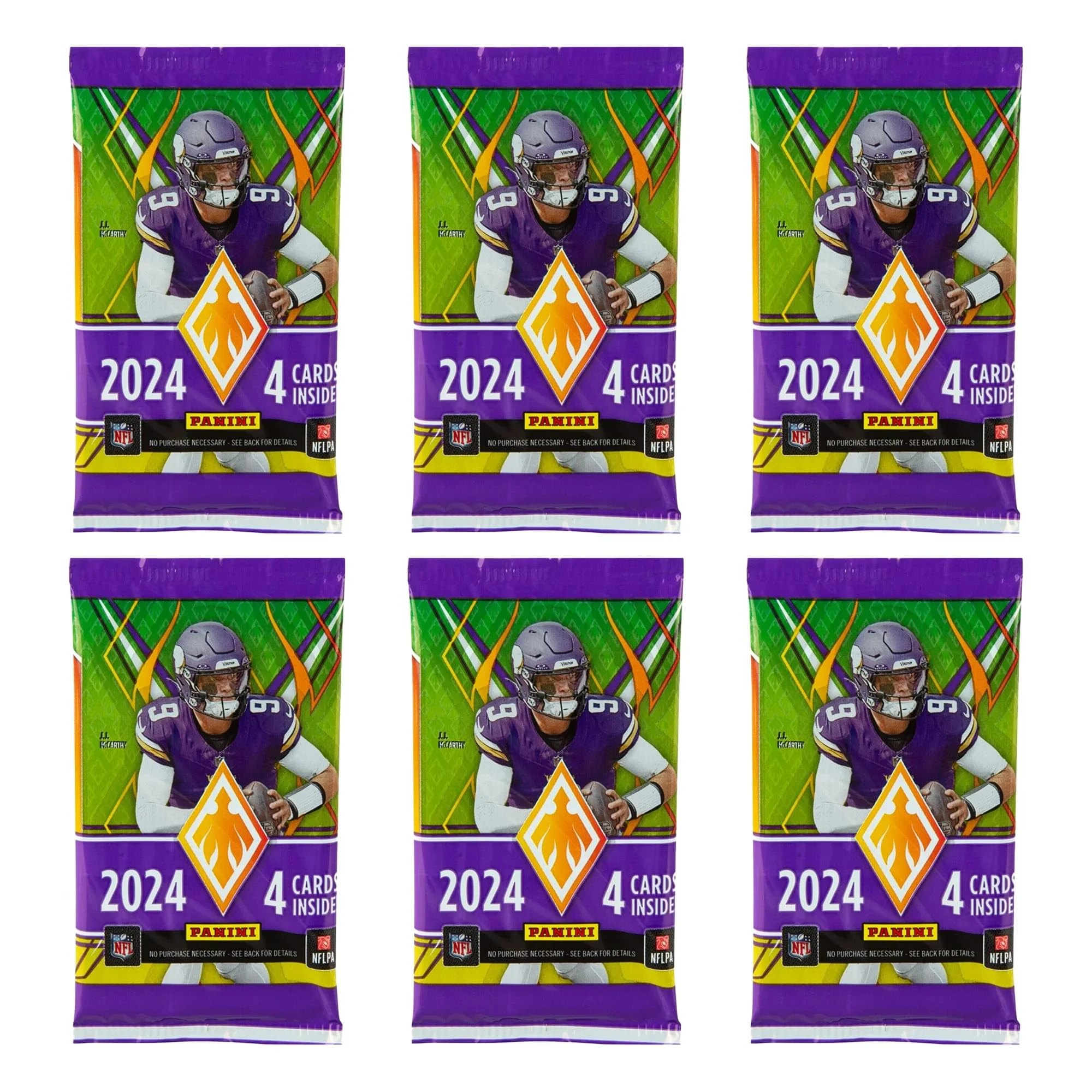NFL 2024 Panini Phoenix Football Blaster Box | 6 Packs - Image 2