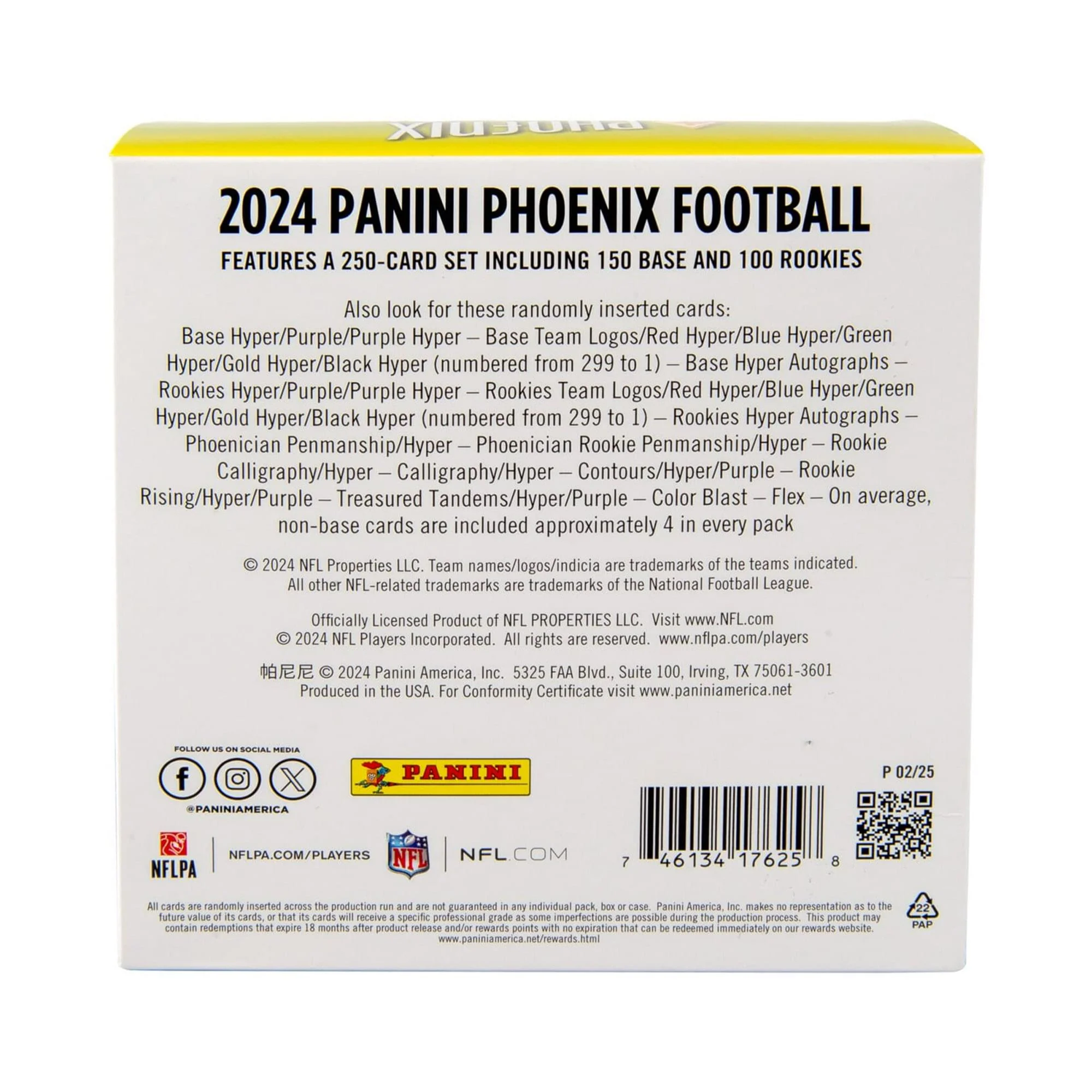 NFL 2024 Panini Phoenix Football Mega Box | 6 Packs - Image 5