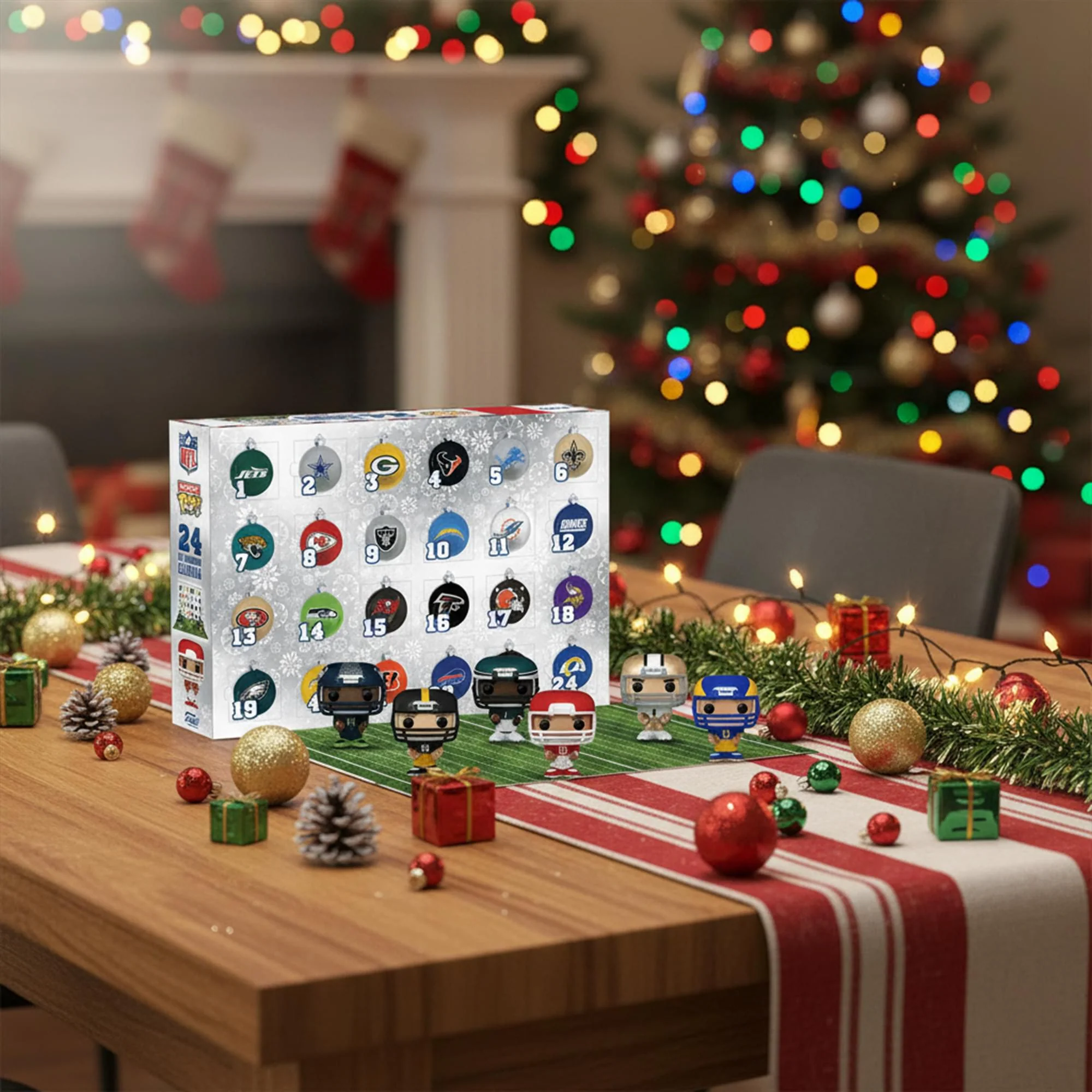 NFL Funko Pocket POP 24-Day Holiday Advent Calendar - Image 5