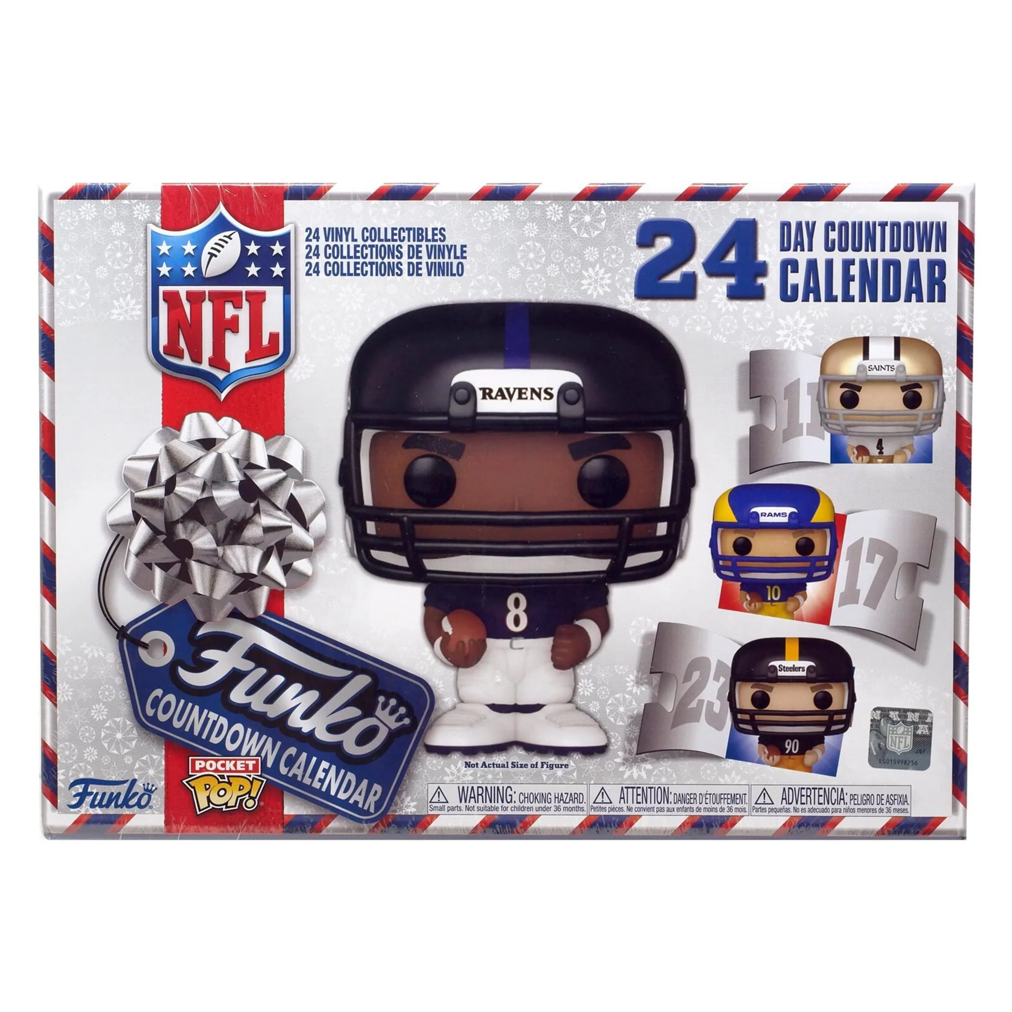 NFL Funko Pocket POP 24-Day Holiday Advent Calendar - Image 8