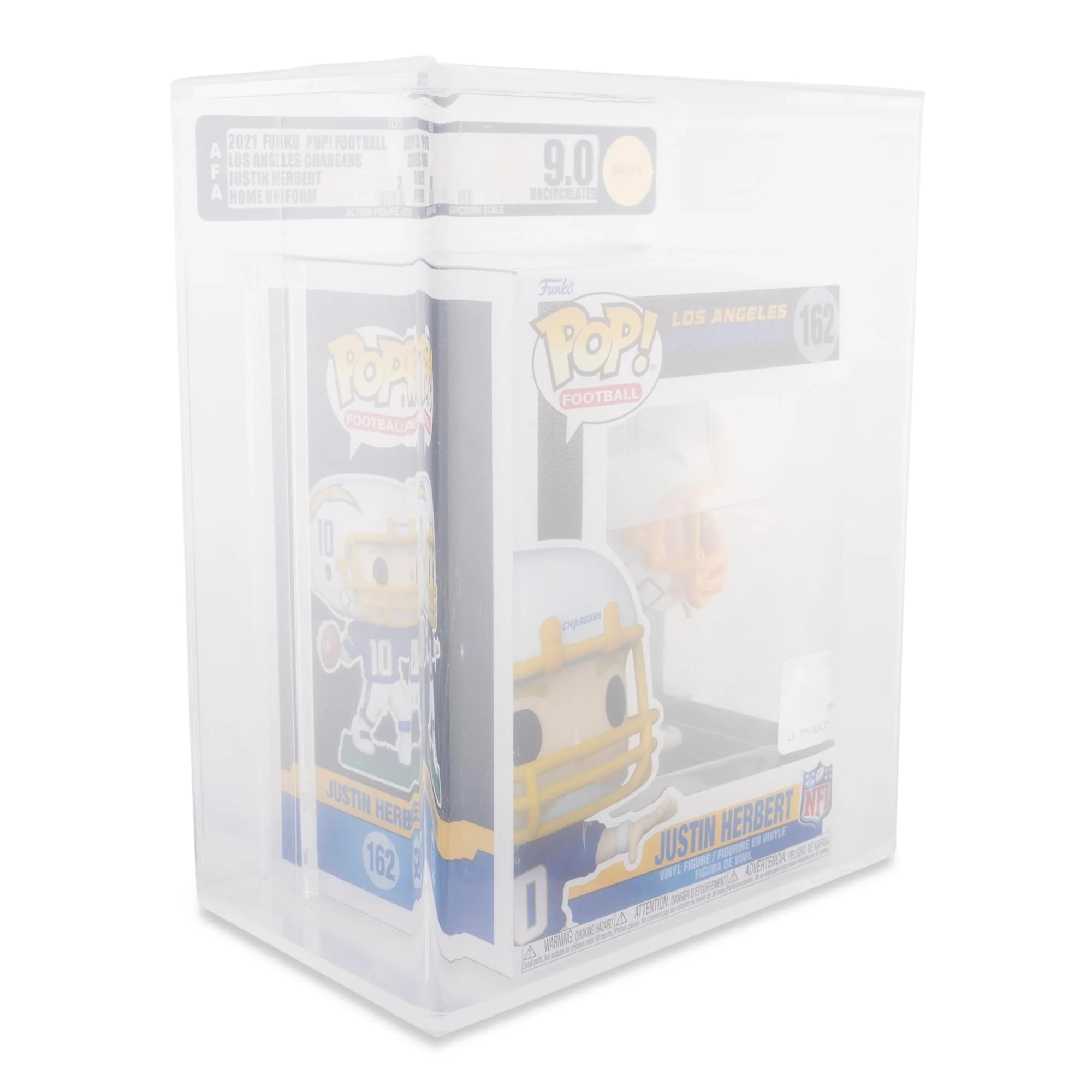 NFL LA Chargers Funko POP | Justin Herbert (Home Uniform) | Rated AFA 9 - Image 2