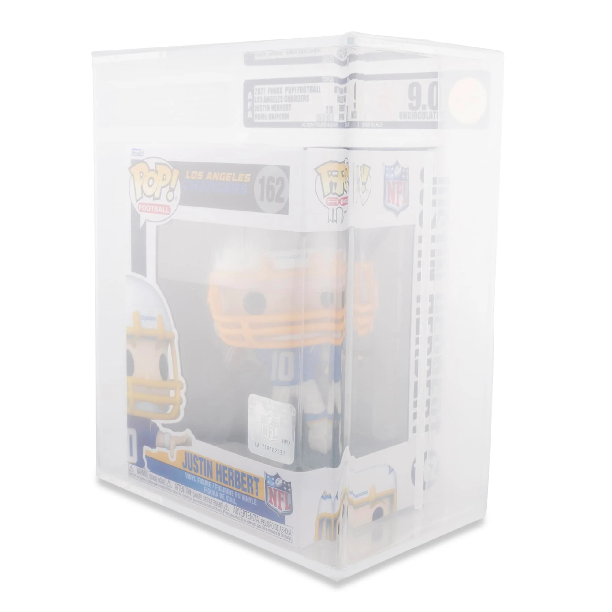 NFL LA Chargers Funko POP | Justin Herbert (Home Uniform) | Rated AFA 9 - Image 4