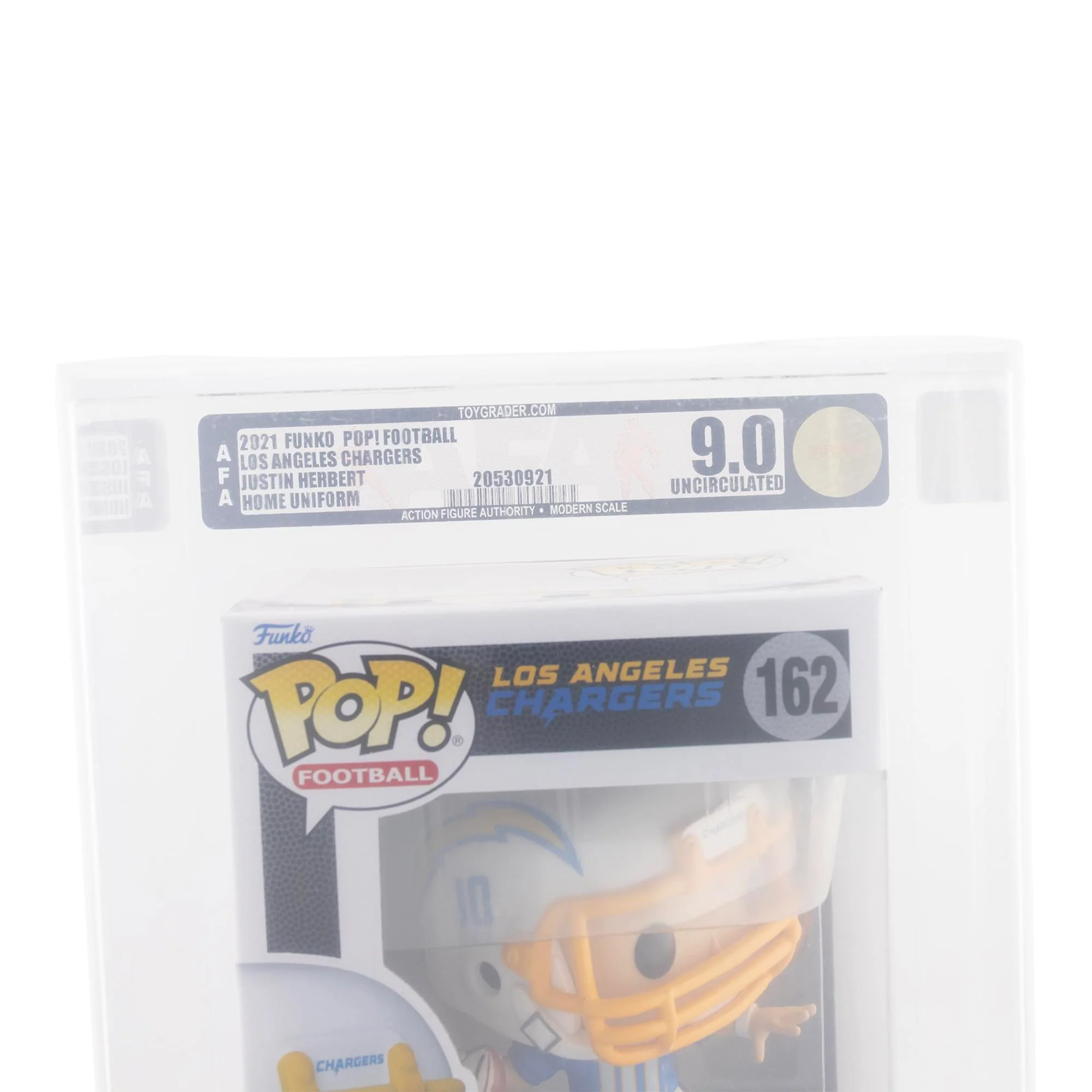 NFL LA Chargers Funko POP | Justin Herbert (Home Uniform) | Rated AFA 9 - Image 7