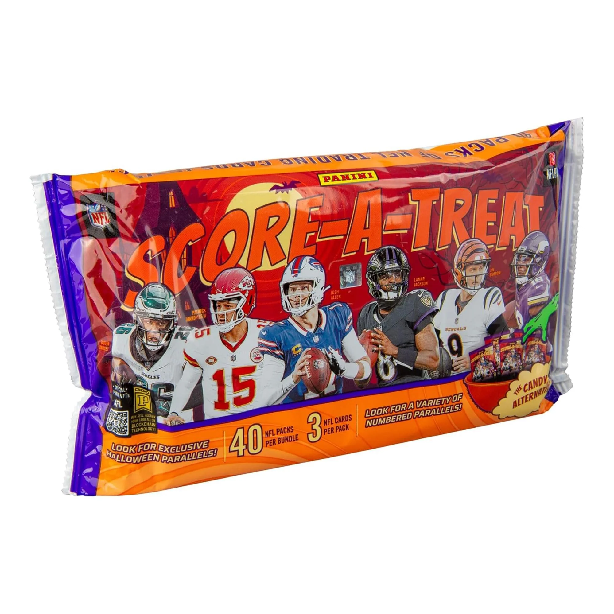 NFL Panini 2025 Score-A-Treat Football Halloween Blaster Box | 40 Packs - Image 6