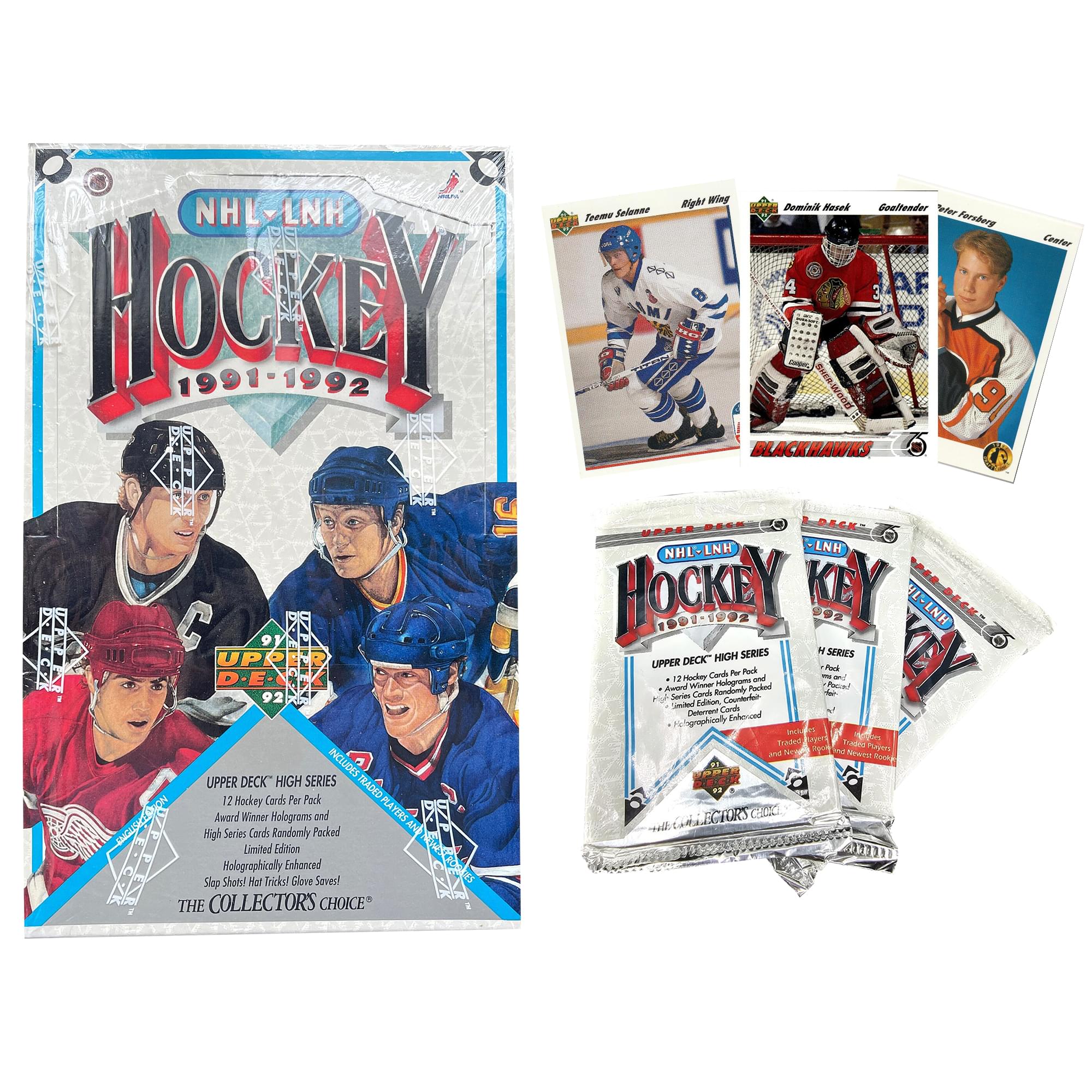 NHL 1991-92 Upper Deck  Hockey High Series Sealed Box | 36 Packs
