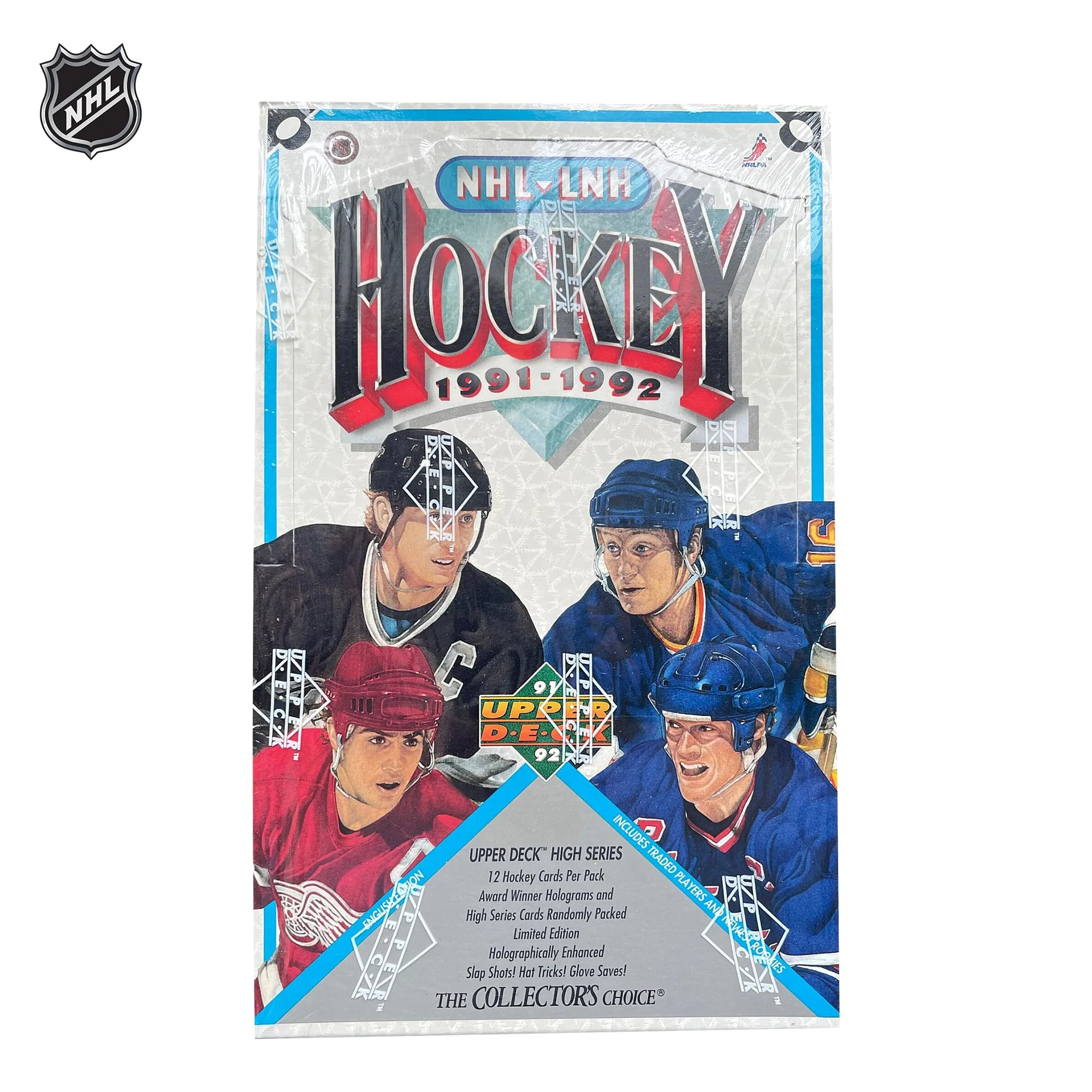 NHL 1991-92 Upper Deck  Hockey High Series Sealed Box | 36 Packs - Image 6