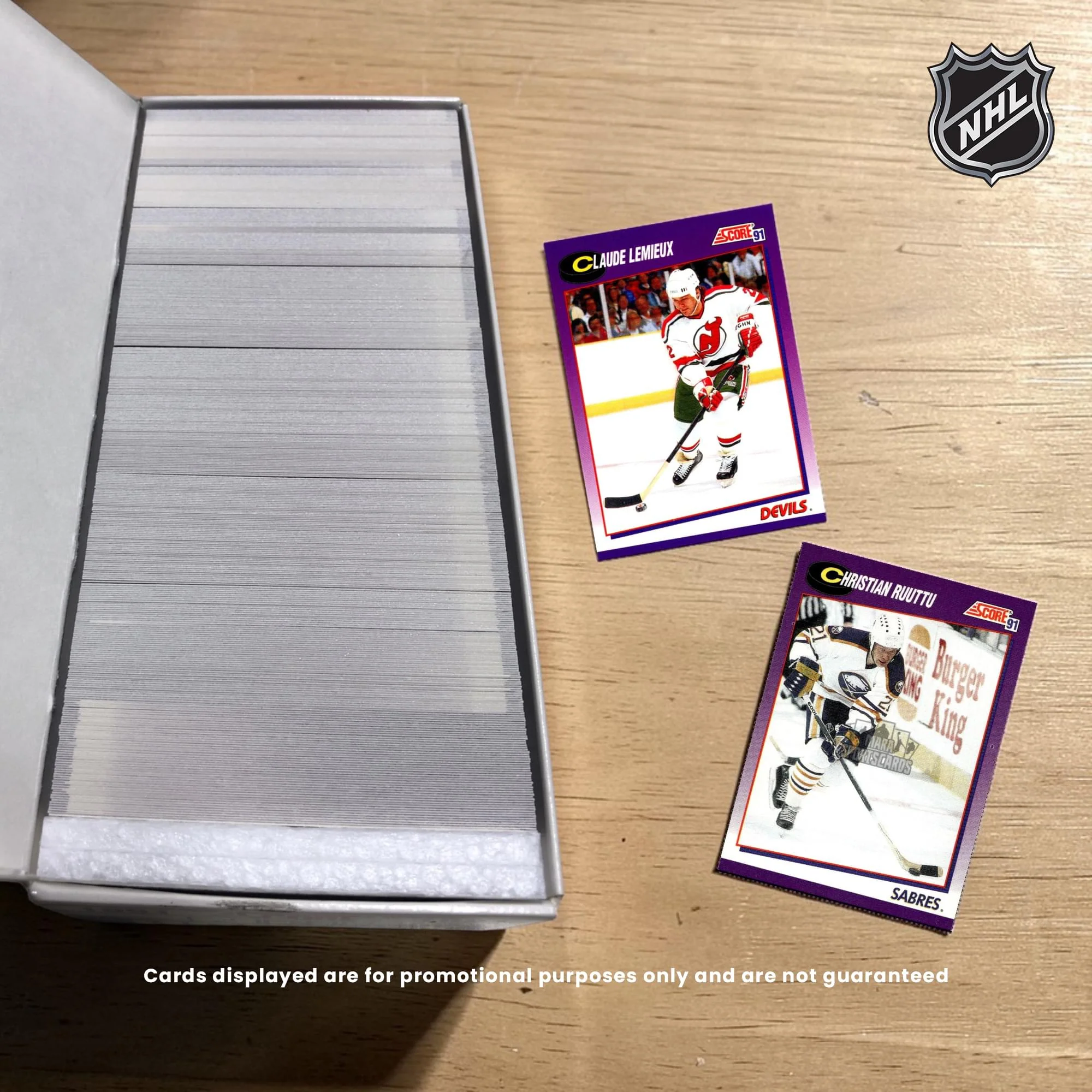 NHL 1991 Score Hockey Card Collector Set | 440 Cards - Image 5
