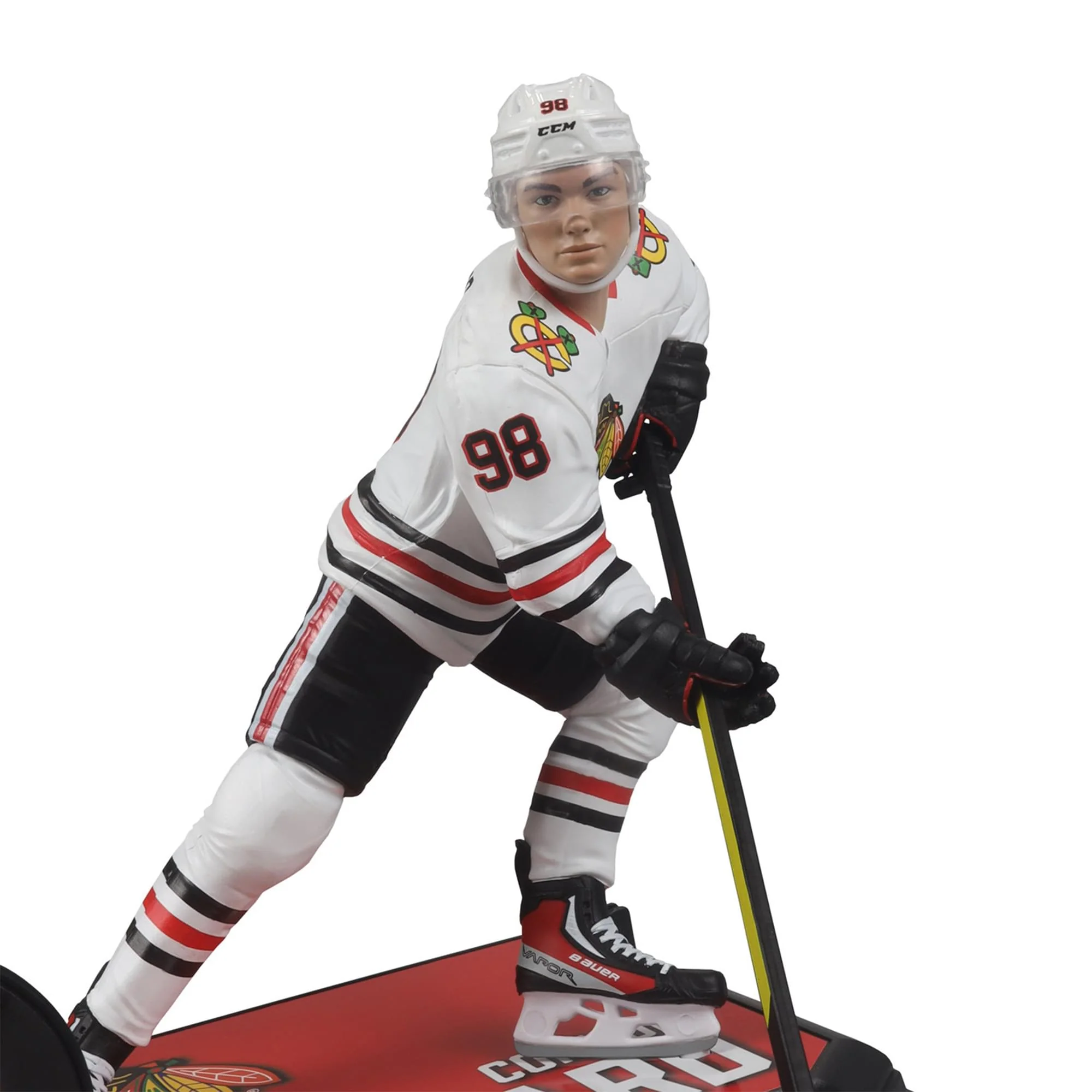 NHL McFarlane Legacy Series 7 Inch Chase Figure | Connor Bedard White Jersey - Image 6