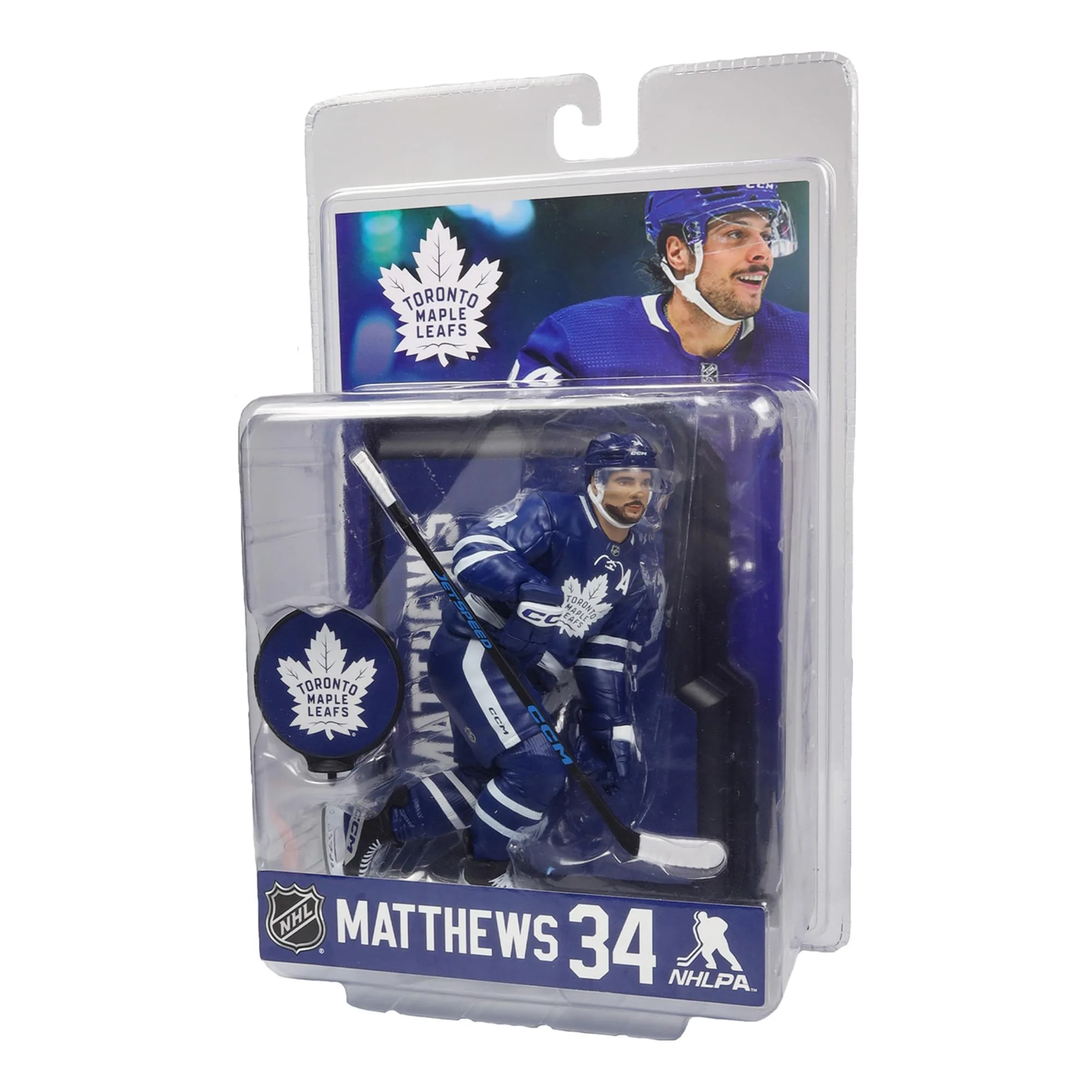 NHL McFarlane Sports Picks 7 Inch Figure | Auston Matthews - Image 3