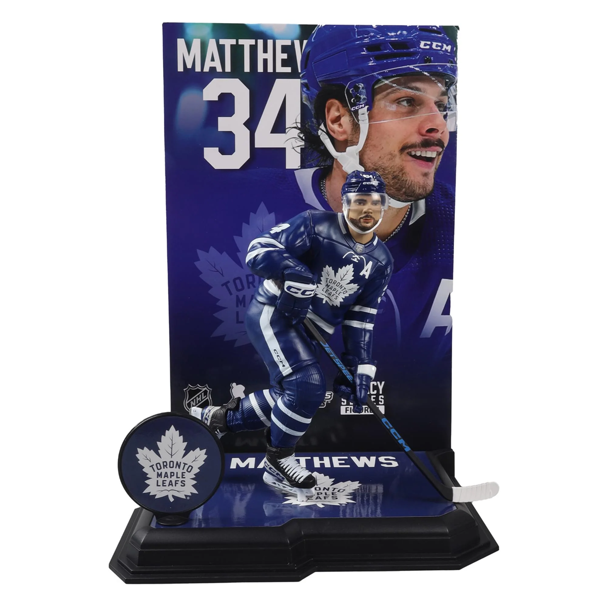 NHL McFarlane Sports Picks 7 Inch Figure | Auston Matthews - Image 4