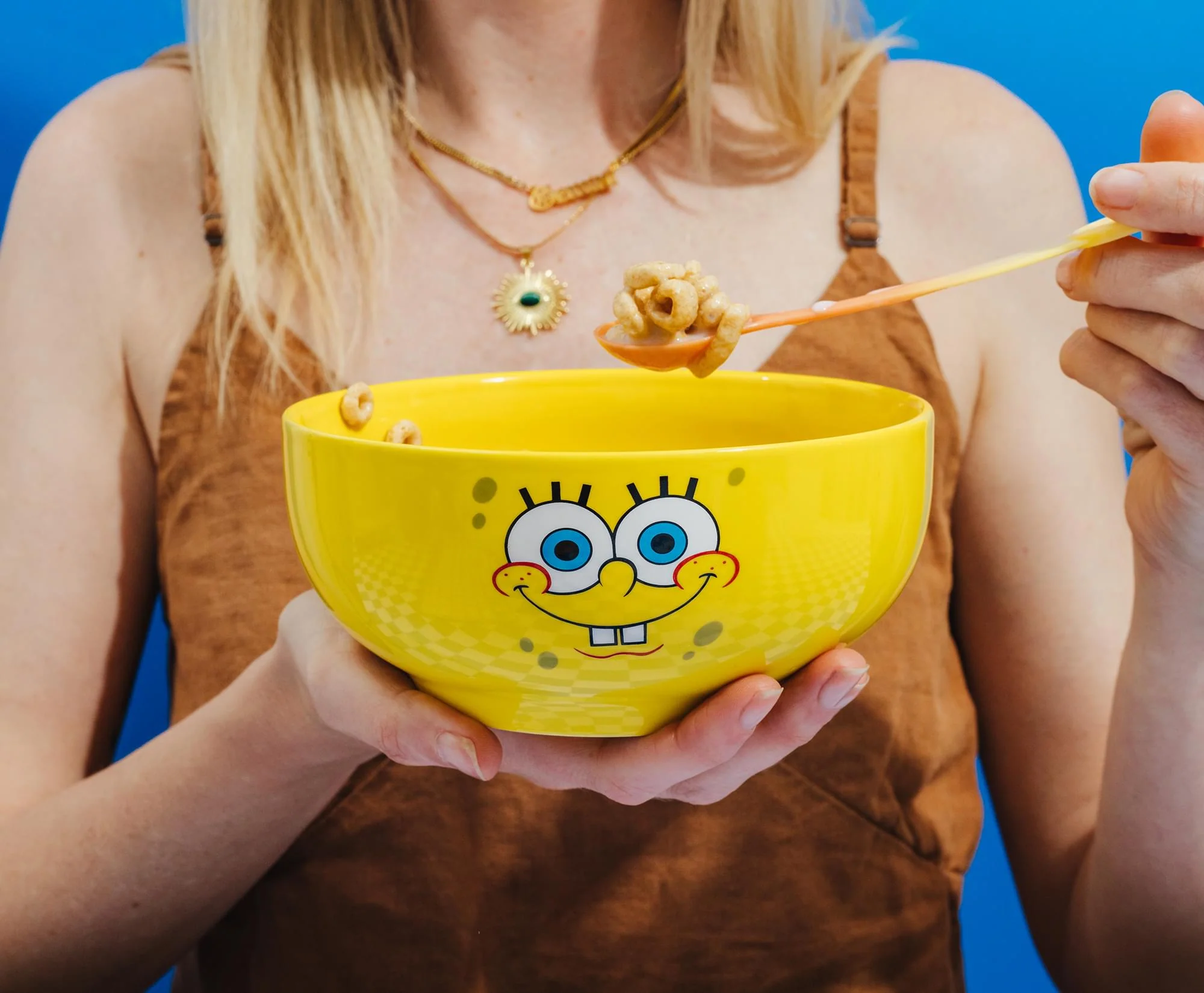 Nickelodeon SpongeBob SquarePants Ceramic Bowl With Color-Changing Spoon - Image 9