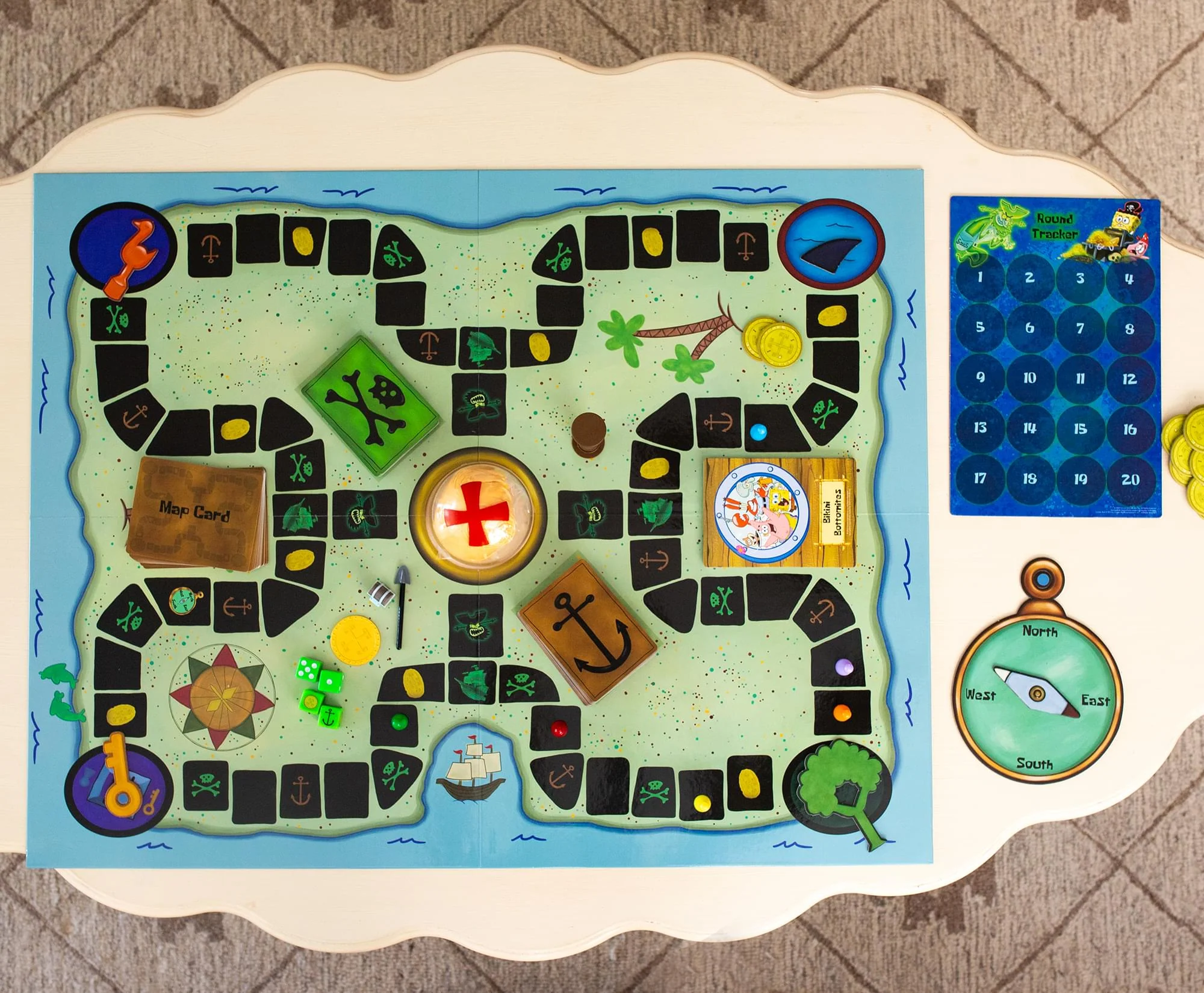 Nickelodeon SpongeBob SquarePants Flying Dutchman's Treasure Hunt Board Game - Image 5