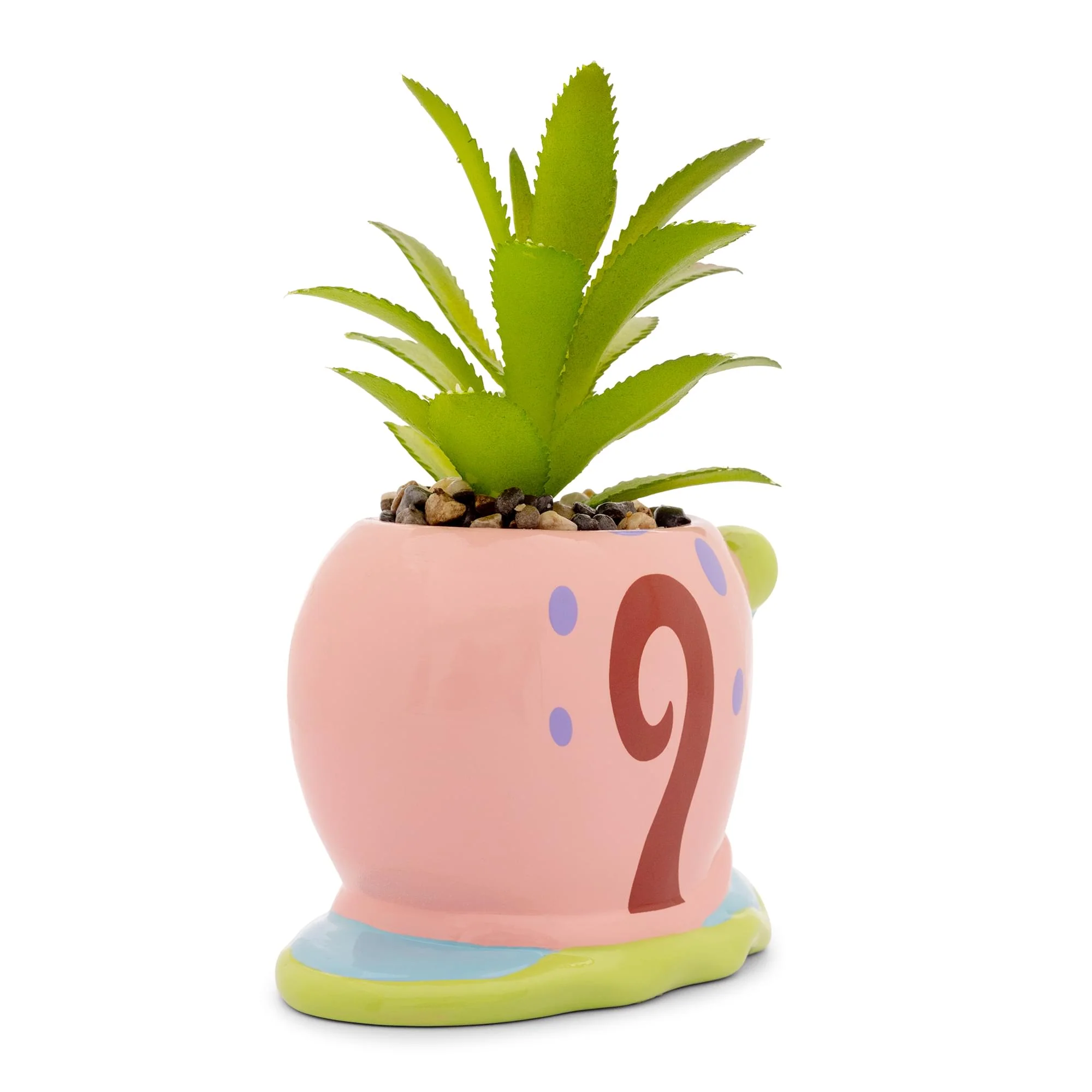 Nickelodeon SpongeBob SquarePants Gary Mini Planter With Artificial Succulent - Image 4