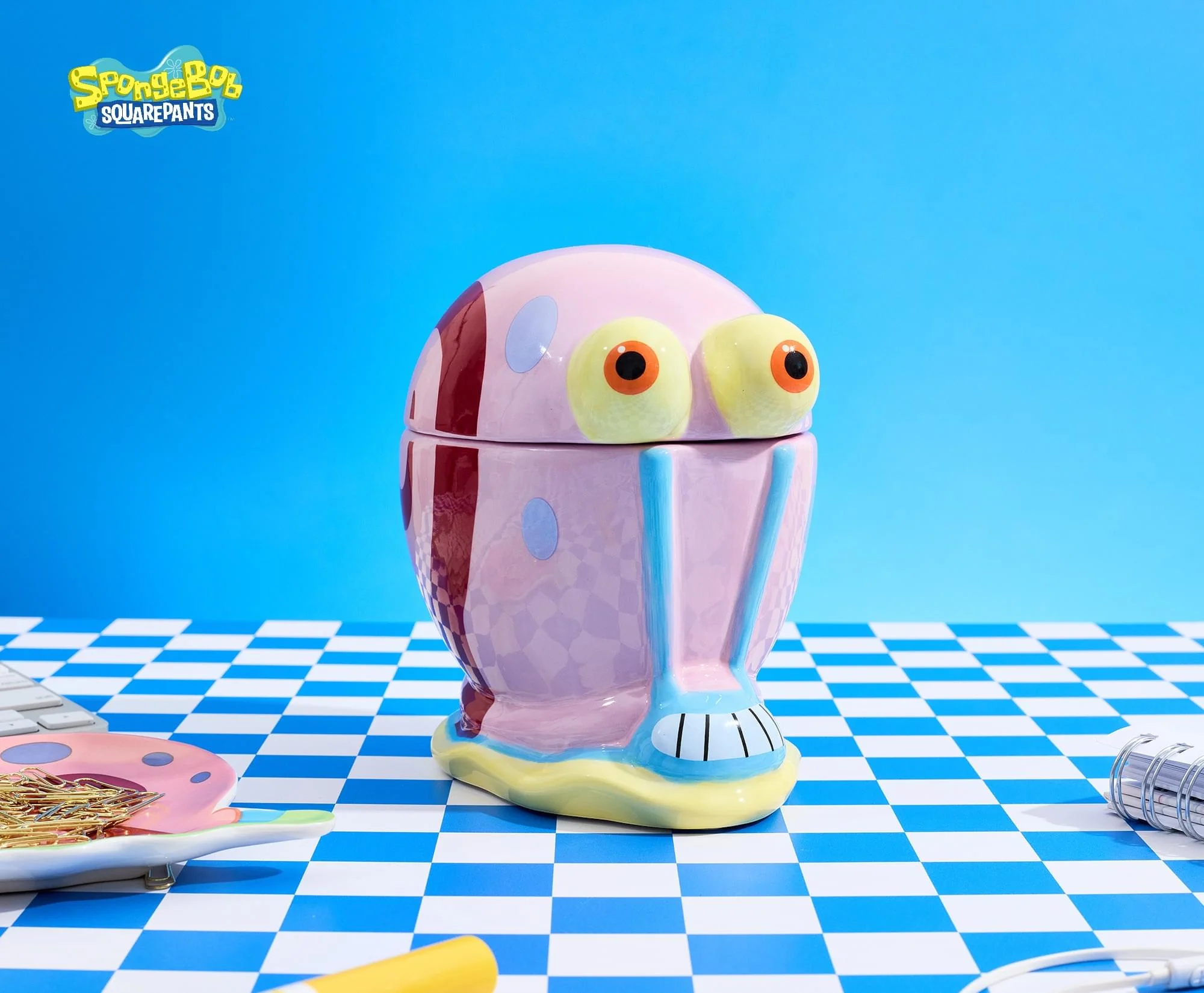 Nickelodeon SpongeBob SquarePants Gary Sculpted Ceramic Snack Jar - Image 5