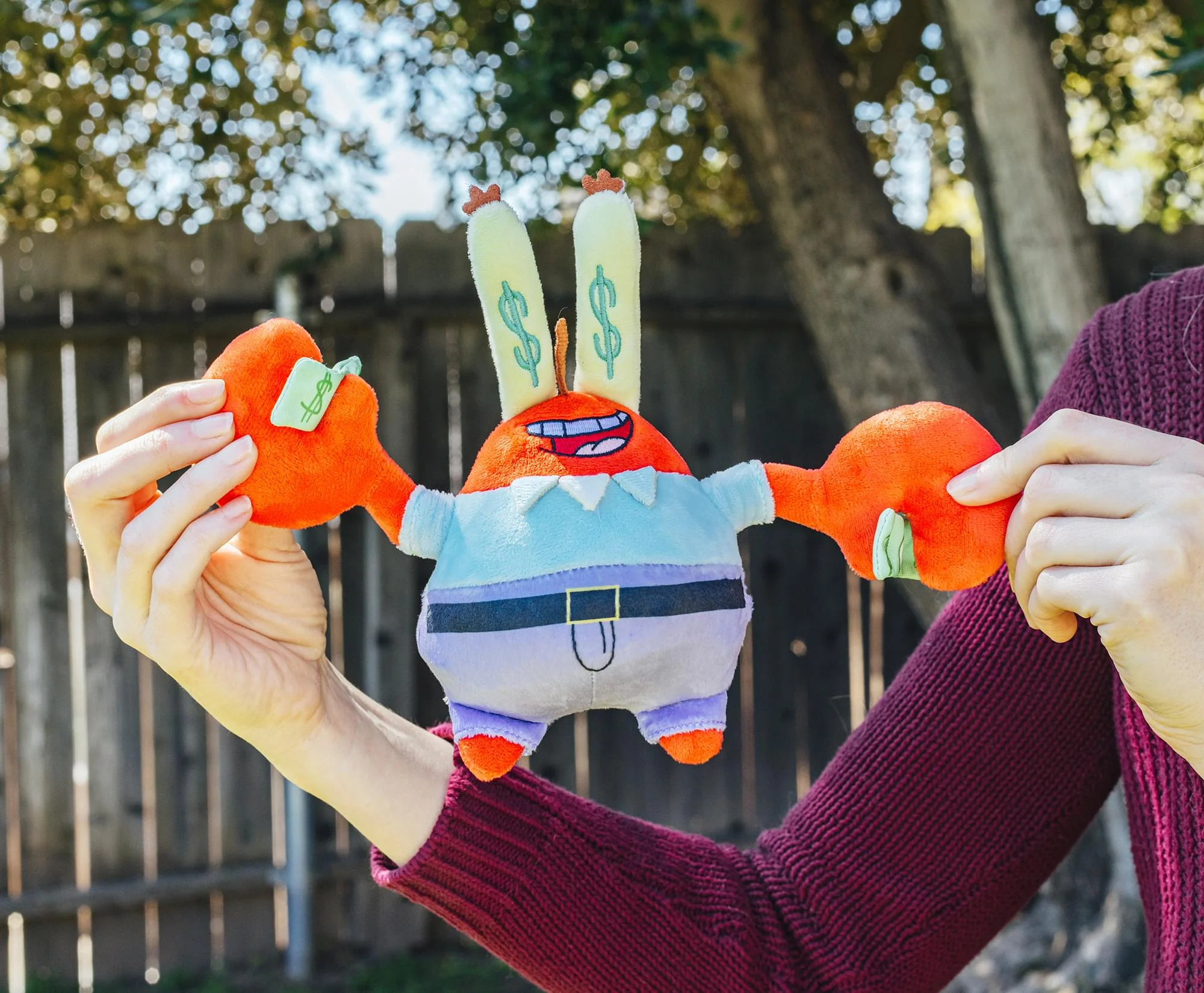 Nickelodeon SpongeBob SquarePants Mr. Krabs Holding Money 10-Inch Plush - Image 10