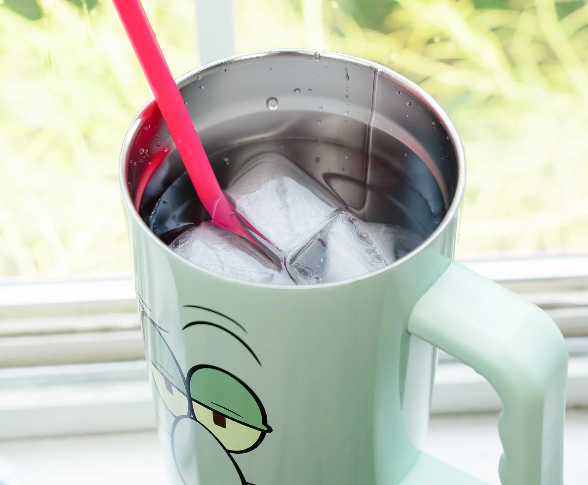 Nickelodeon SpongeBob SquarePants Squidward 40-Ounce Stainless Steel Tumbler - Image 8