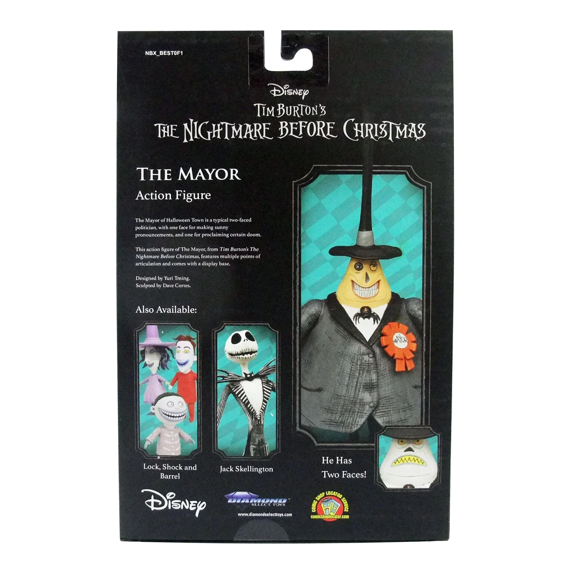 Nightmare Before Christmas Best Of Series 1 Mayor Action Figure - Image 5