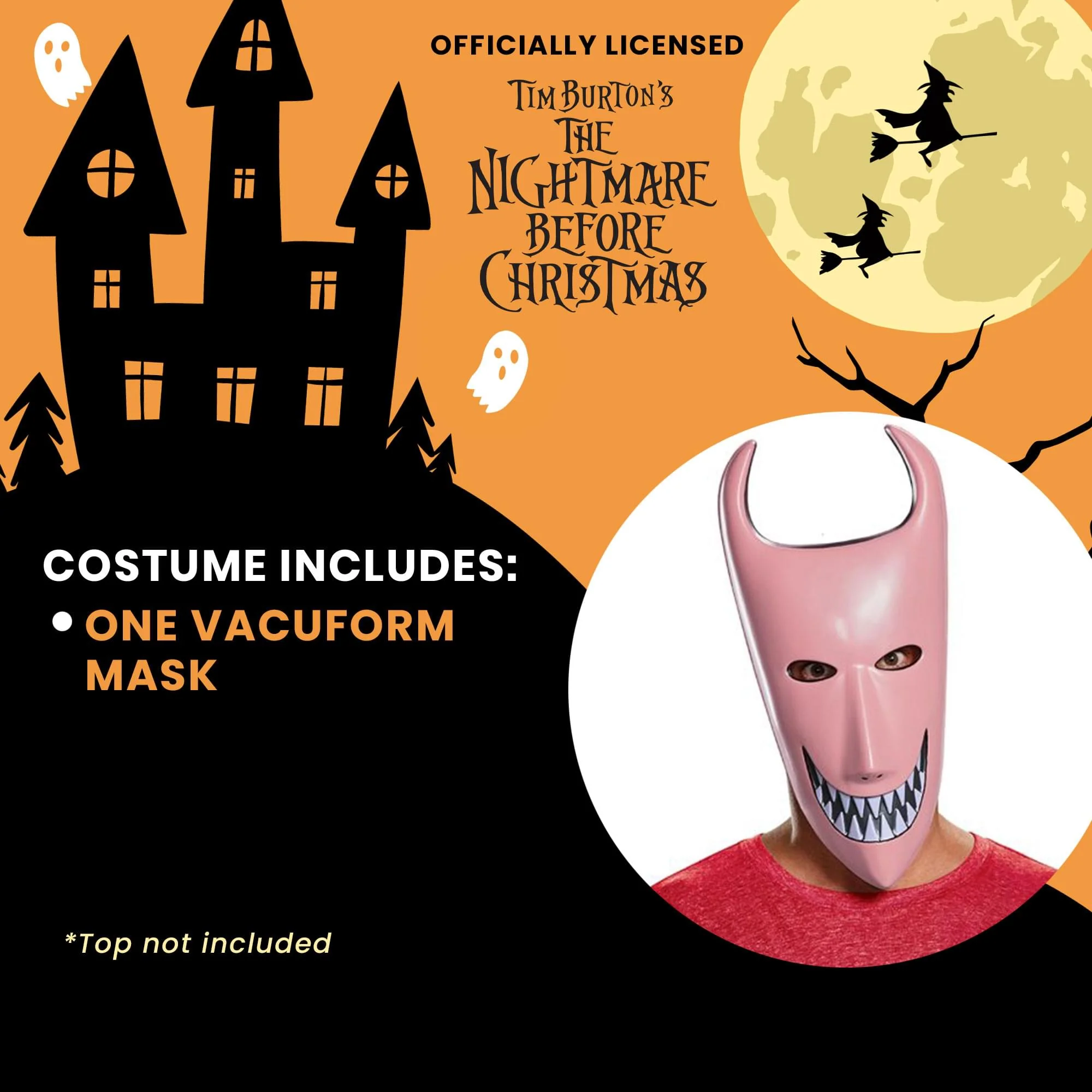 Nightmare Before Christmas Lock Adult Costume Mask - Image 5