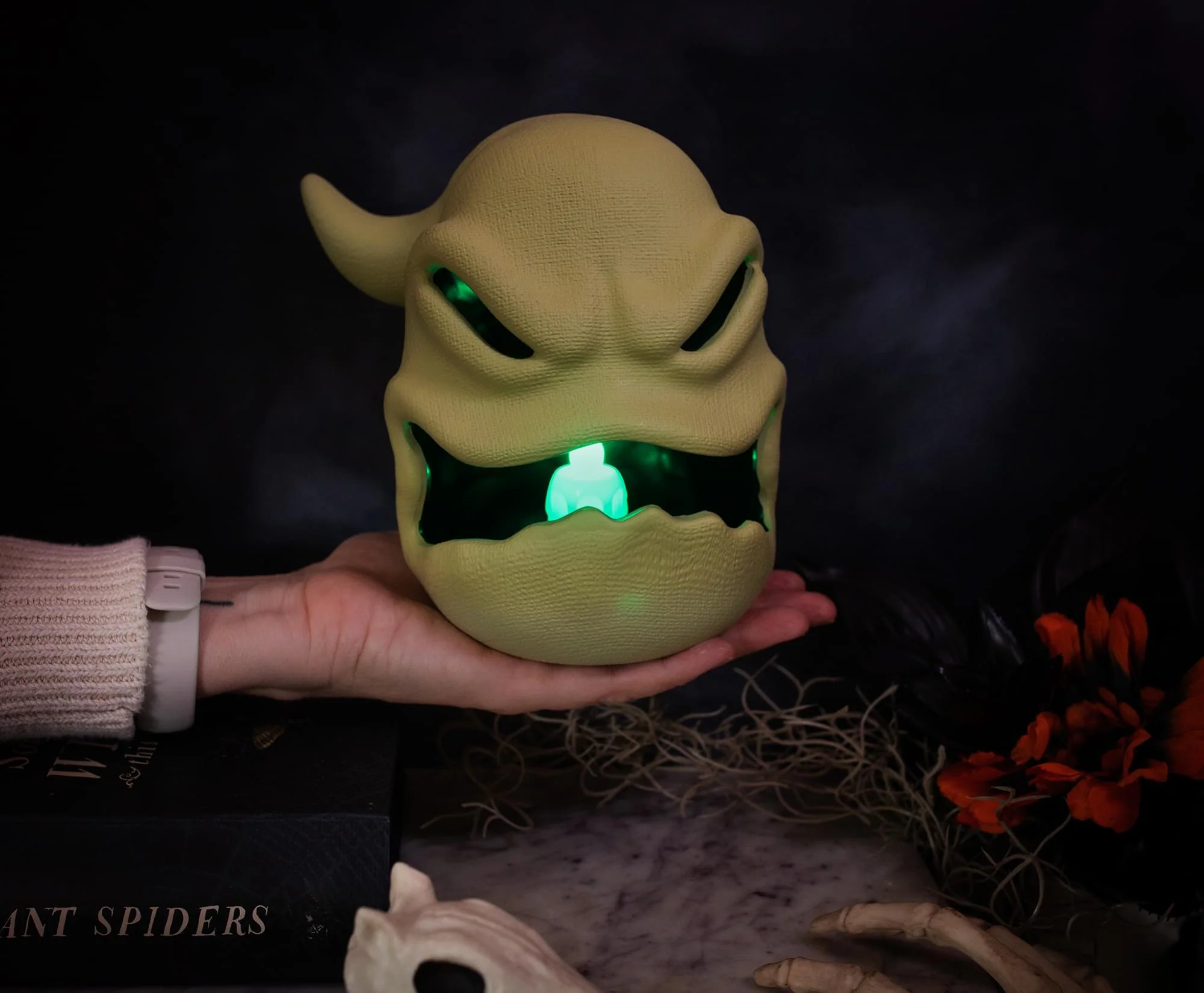Disney Nightmare Before Christmas Oogie Boogie LED Flickering Flameless Candle - Image 7