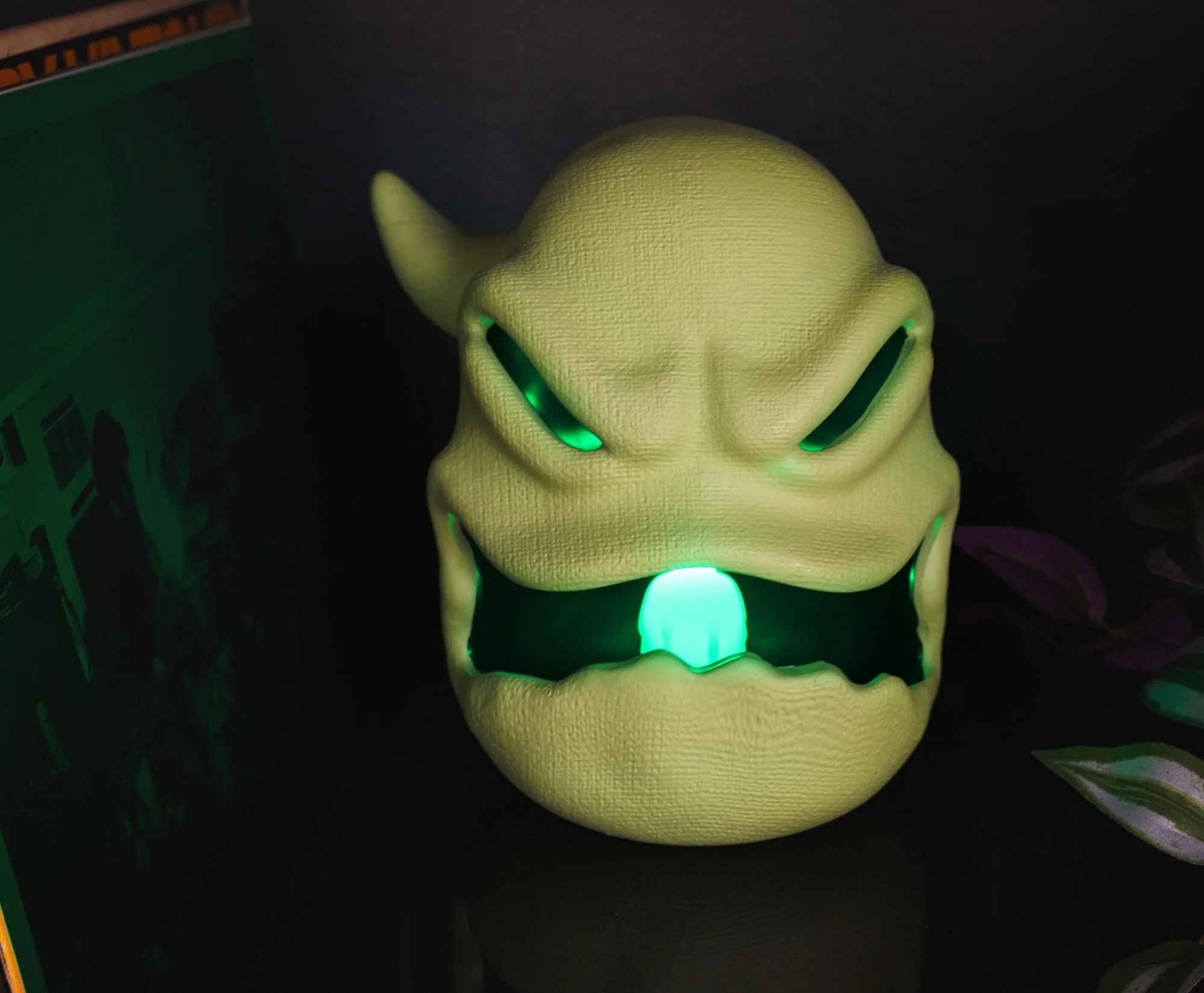 Disney Nightmare Before Christmas Oogie Boogie LED Flickering Flameless Candle - Image 9
