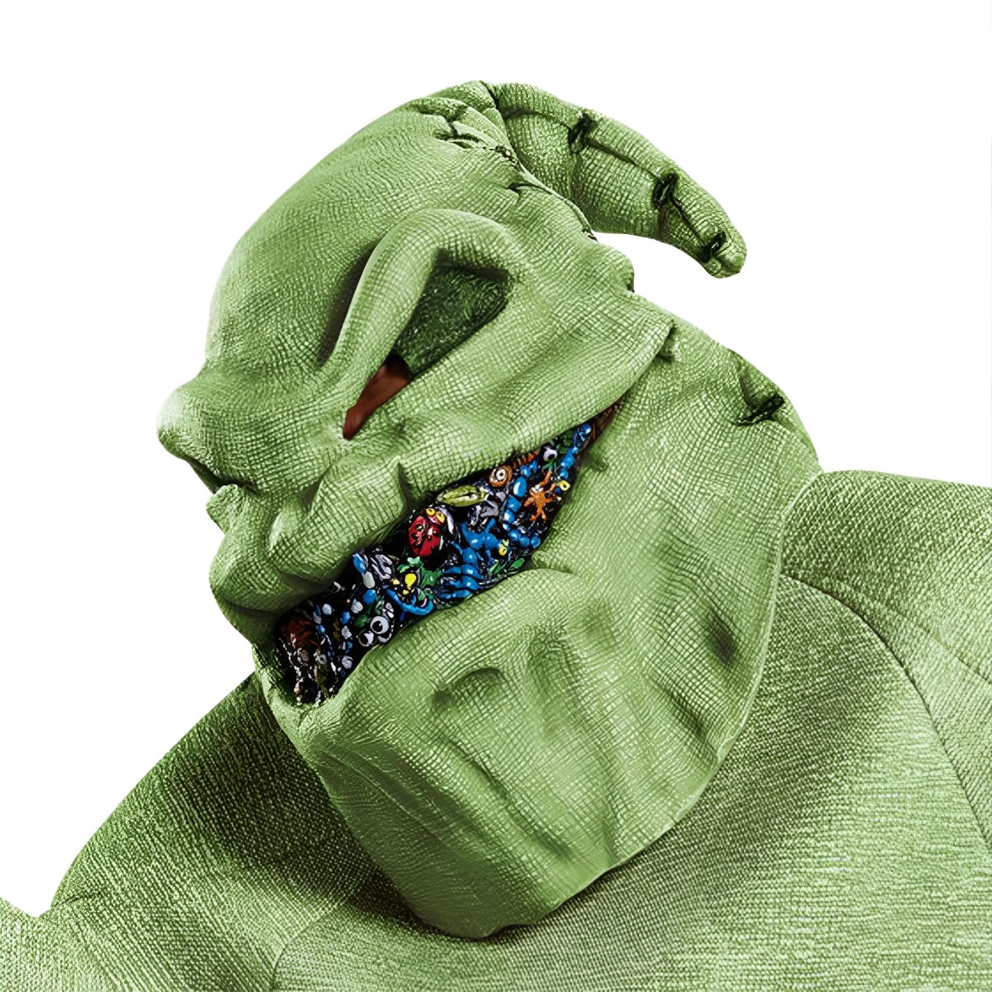 Nightmare Before Christmas Oogie Boogie Green Prestige Adult Costume - Image 11