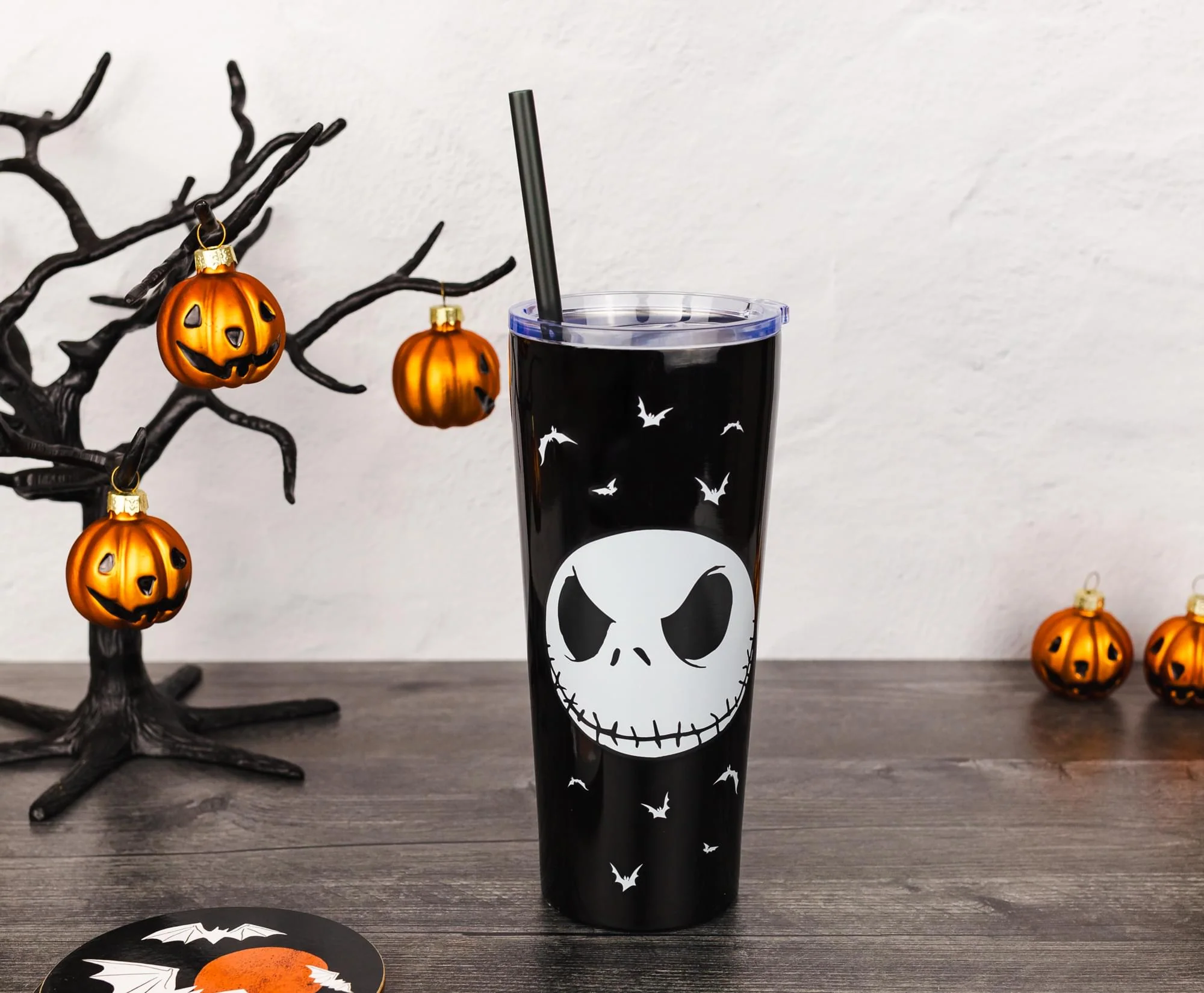 Disney The Nightmare Before Christmas "Seriously Spooky" Stainless Steel Tumbler - Image 4