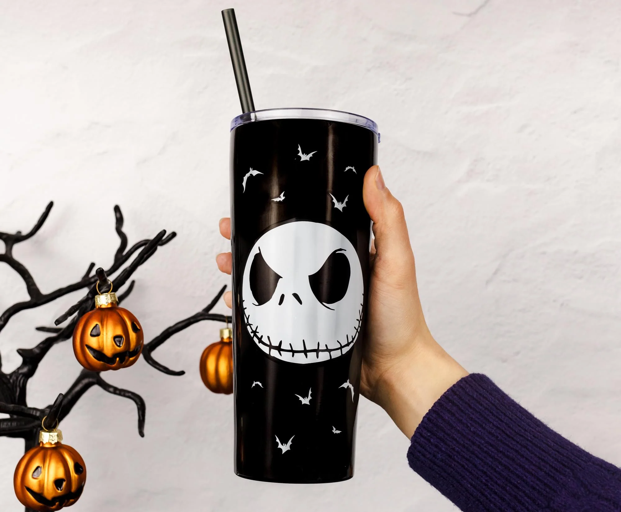 Disney The Nightmare Before Christmas "Seriously Spooky" Stainless Steel Tumbler - Image 8