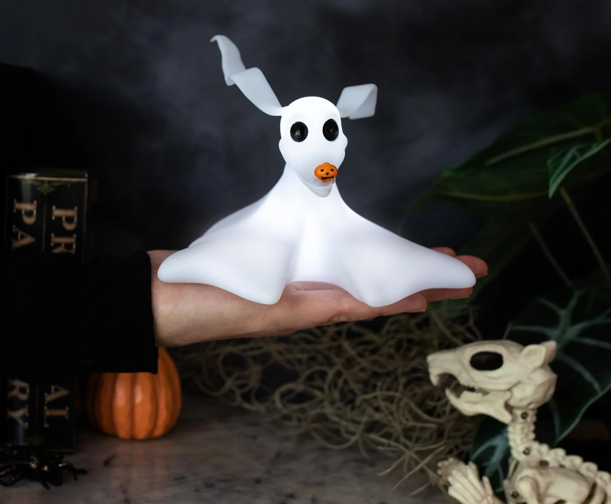 Disney Nightmare Before Christmas Zero Figural LED Mood Light | 8 Inches Tall - Image 5