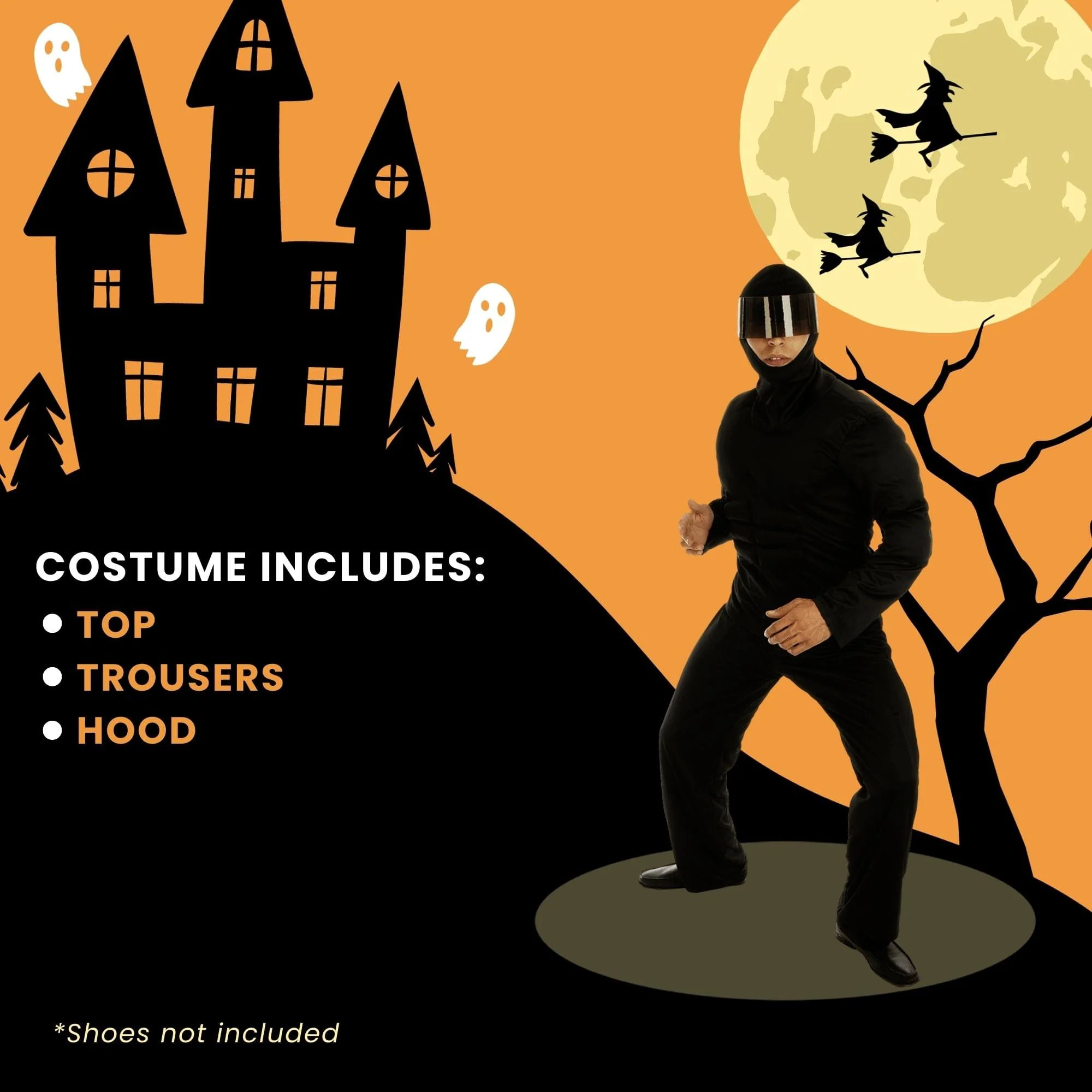 Ninja Warrior Adult Costume - Image 21