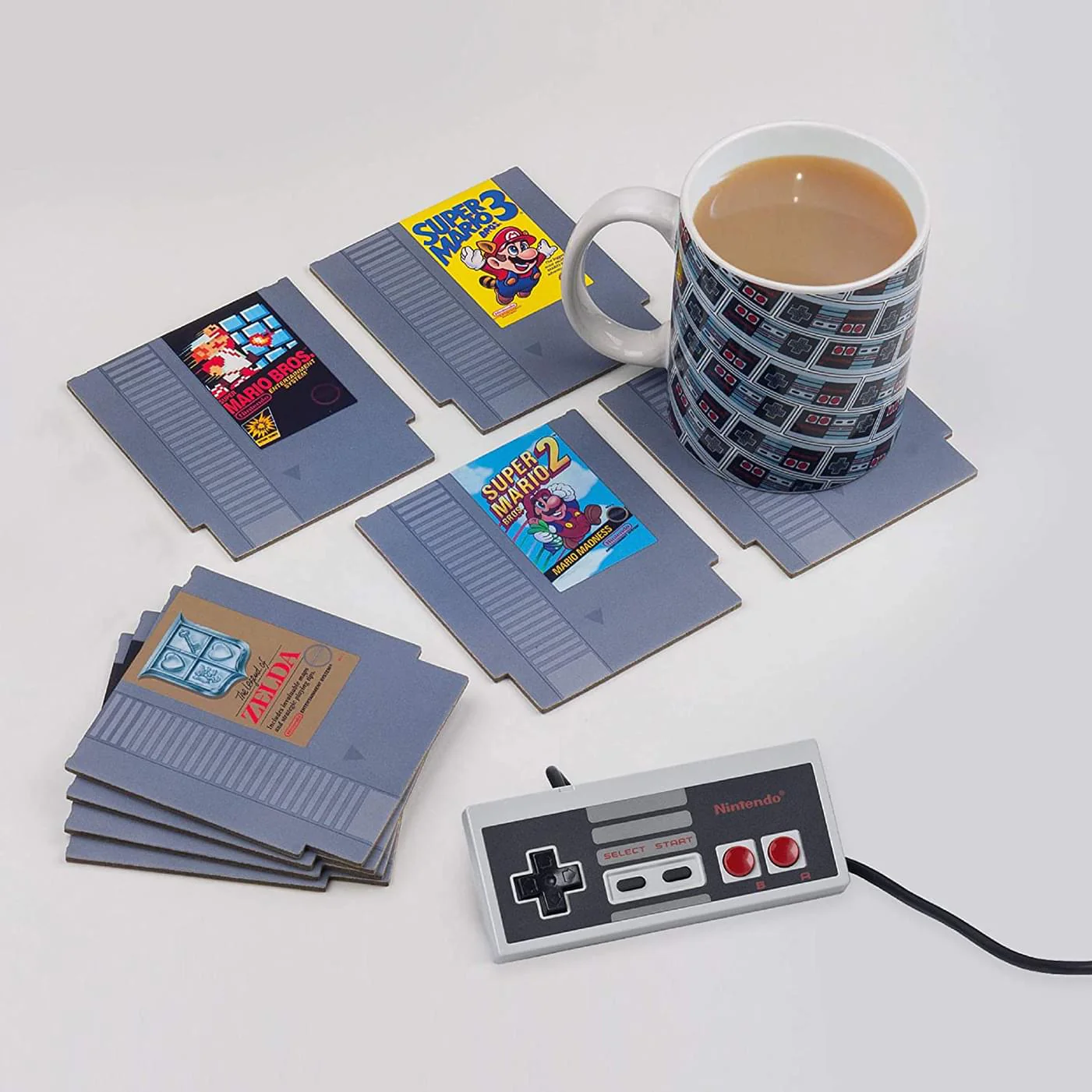 Nintendo NES Cartridge Drink Coasters | Set of 8 - Image 2