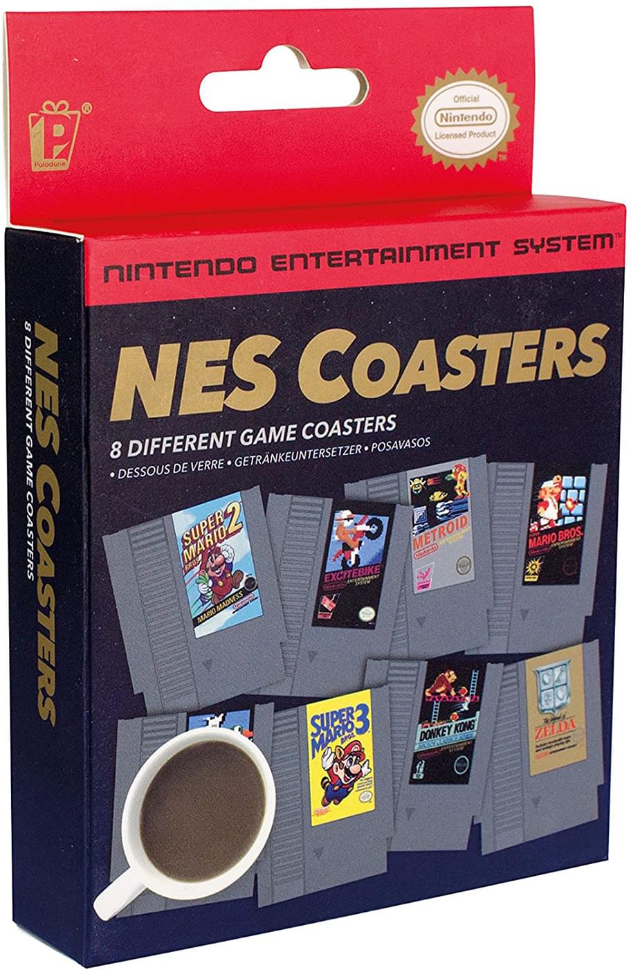 Nintendo NES Cartridge Drink Coasters | Set of 8 - Image 3