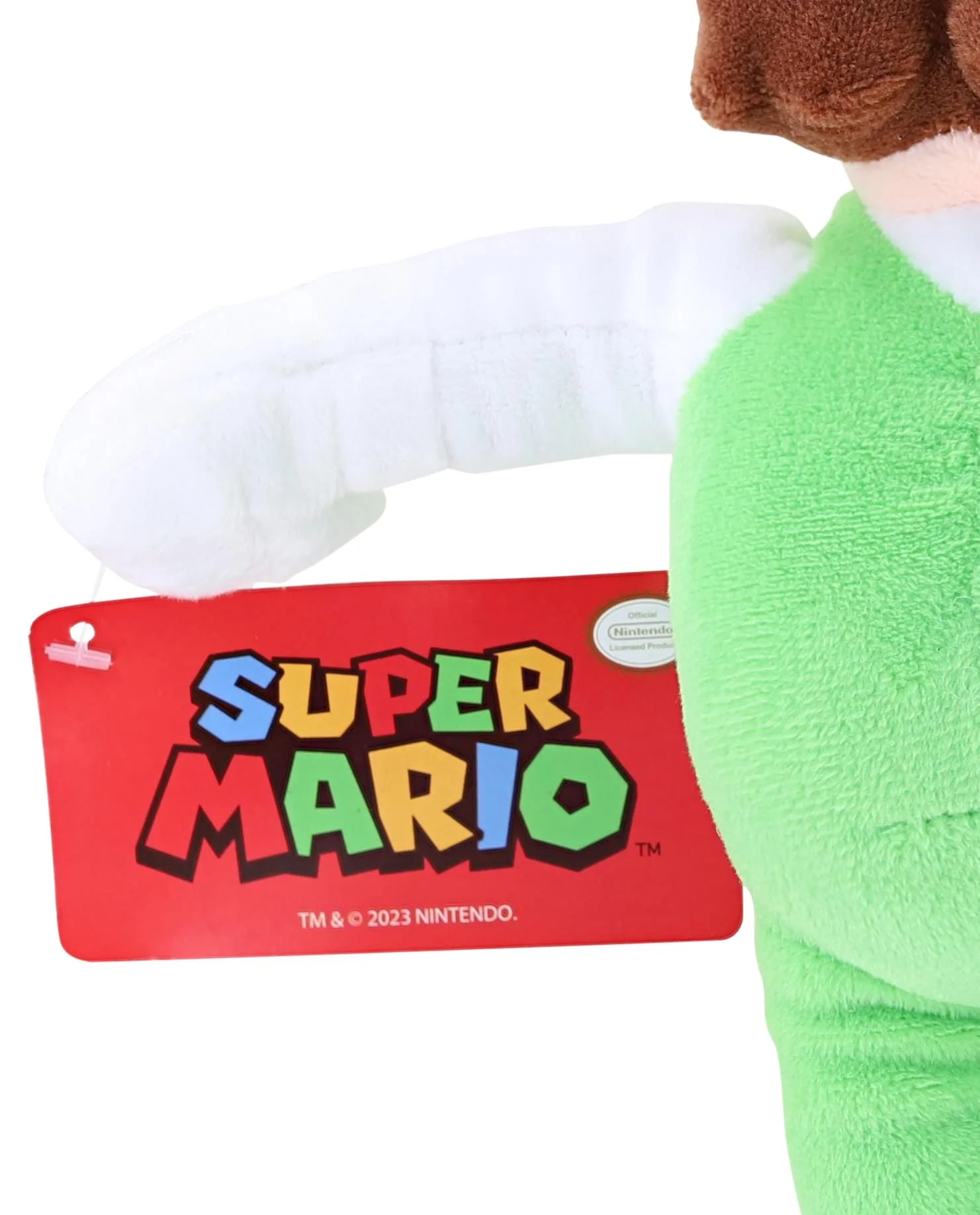 Nintendo Super Mario 12 Inch Character Plush | Fire Luigi - Image 3