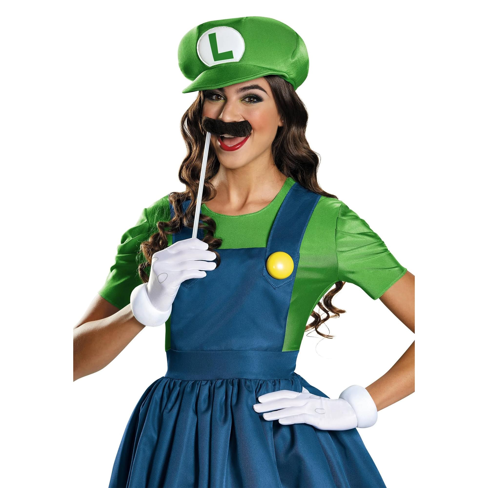 Nintendo Super Mario Bros Women's Luigi Costume Dress - Image 8