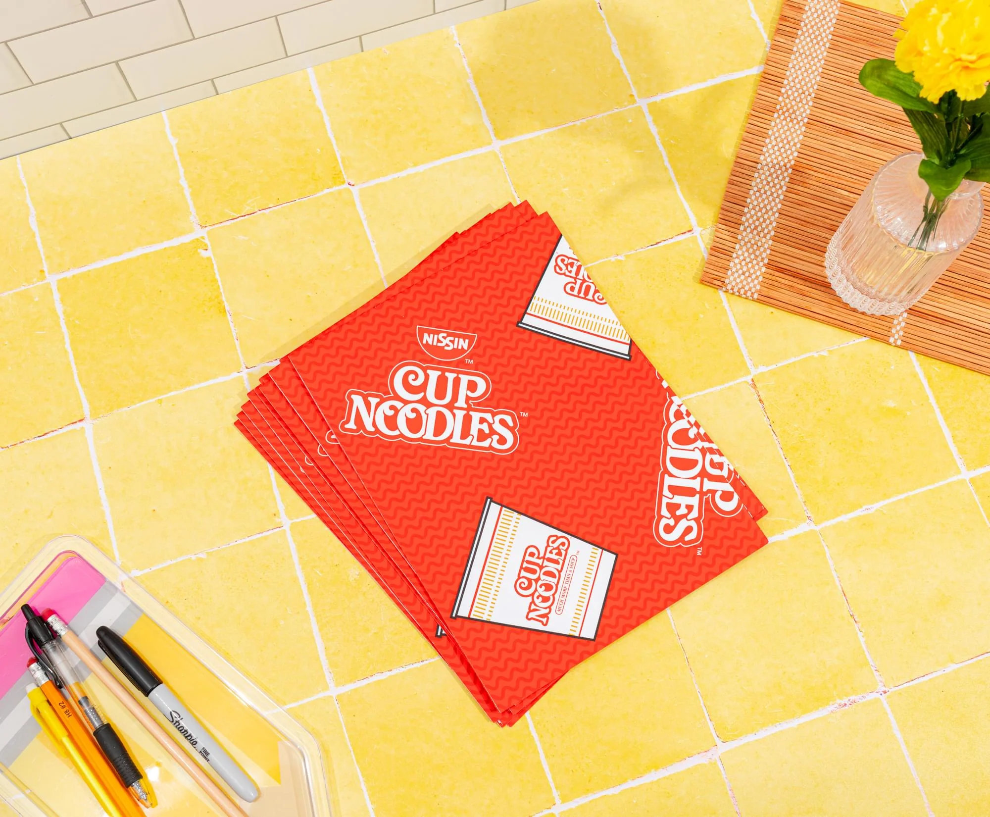Nissin Cup Noodles Logo 12-Piece Wrapping Paper Set | 20 x 30 Inches - Image 5