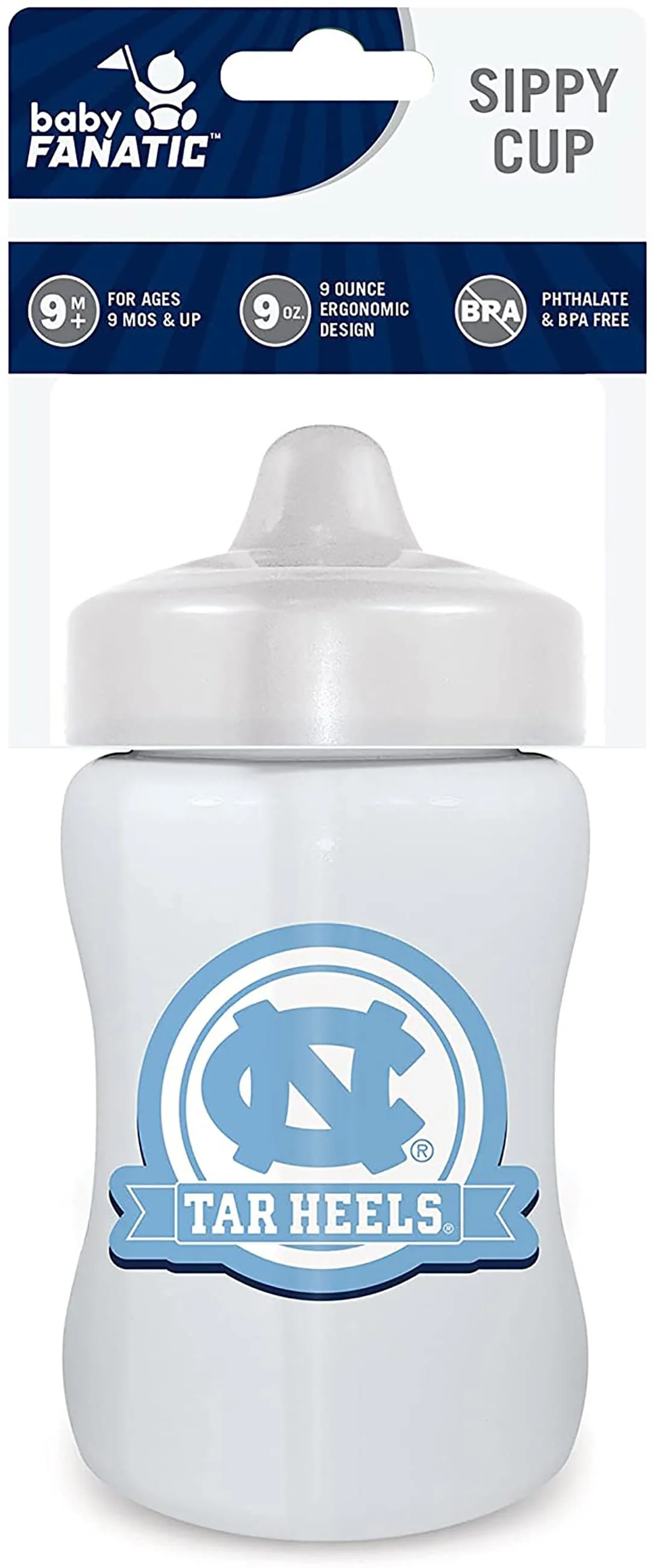 North Carolina Tar Heels NCAA 9oz Baby Sippy Cup - Image 2