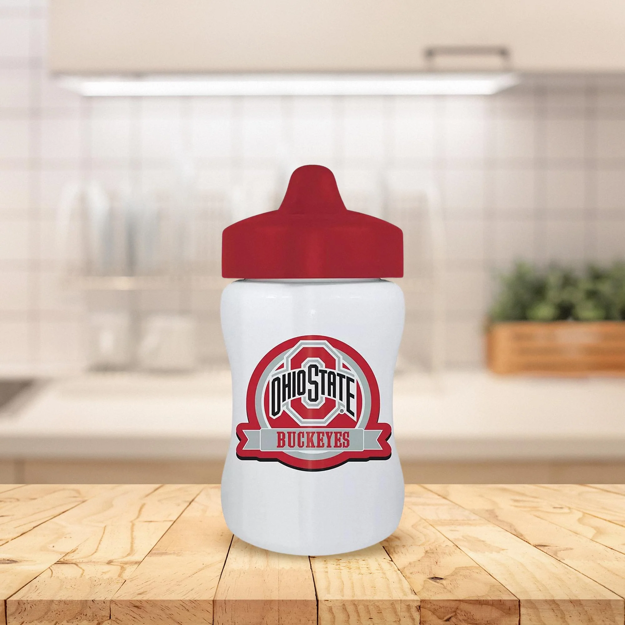 Ohio State Buckeyes NCAA 9oz Baby Sippy Cup - Image 3