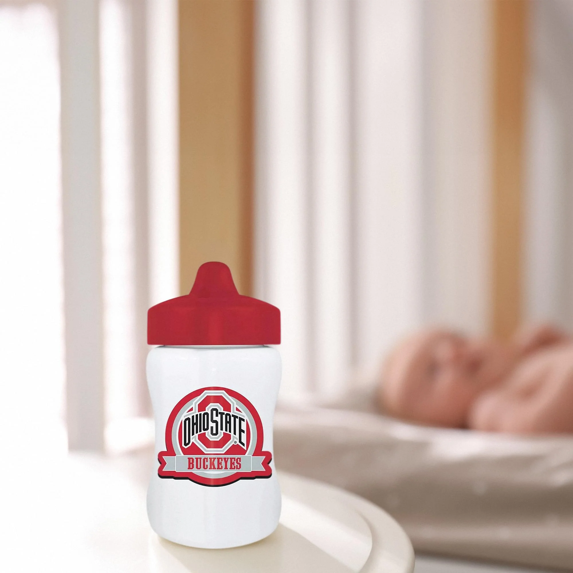 Ohio State Buckeyes NCAA 9oz Baby Sippy Cup - Image 4