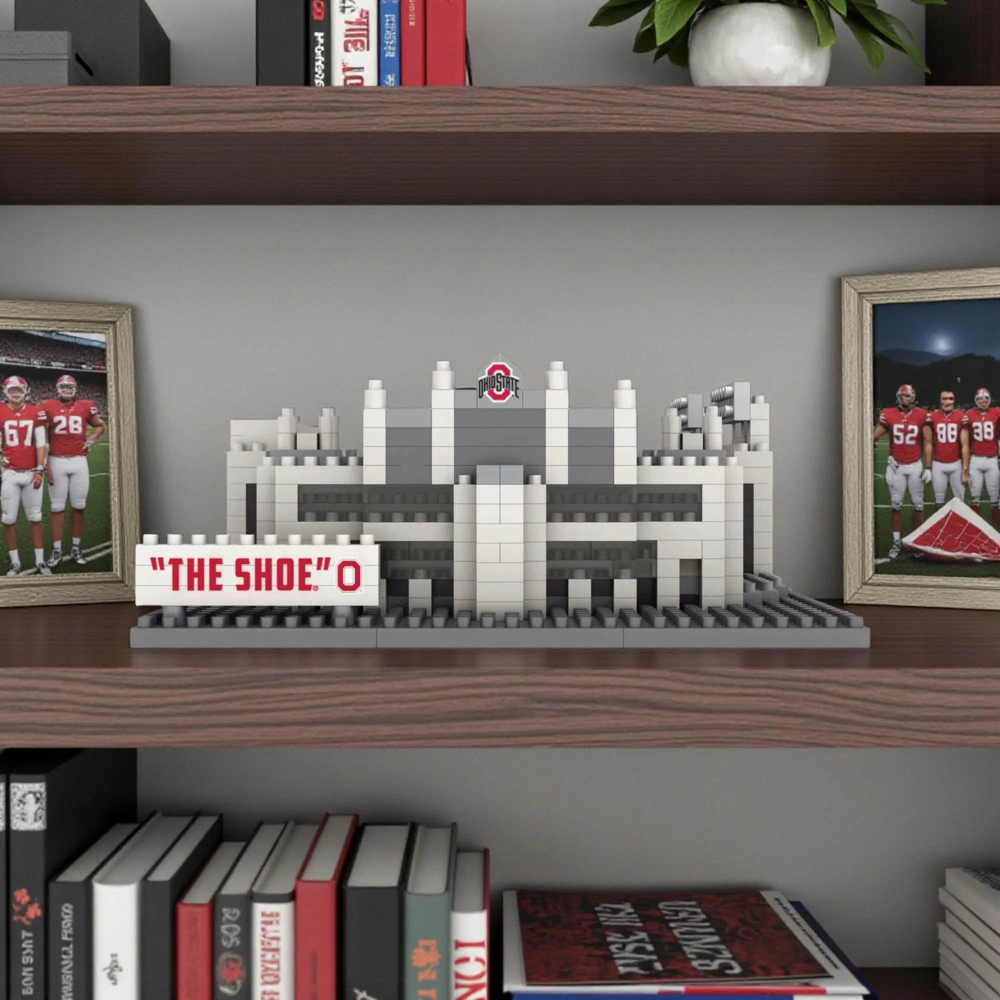 Ohio State Buckeyes NCAA BRXLZ Mini Stadium 917-Piece Building Block Set - Image 6