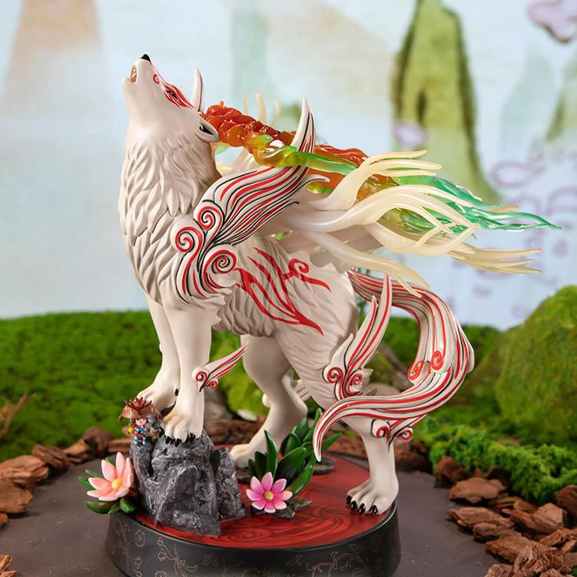 Okami: Shiranui 9 Inch PVC  Statue (Celestial Howl) - Image 7