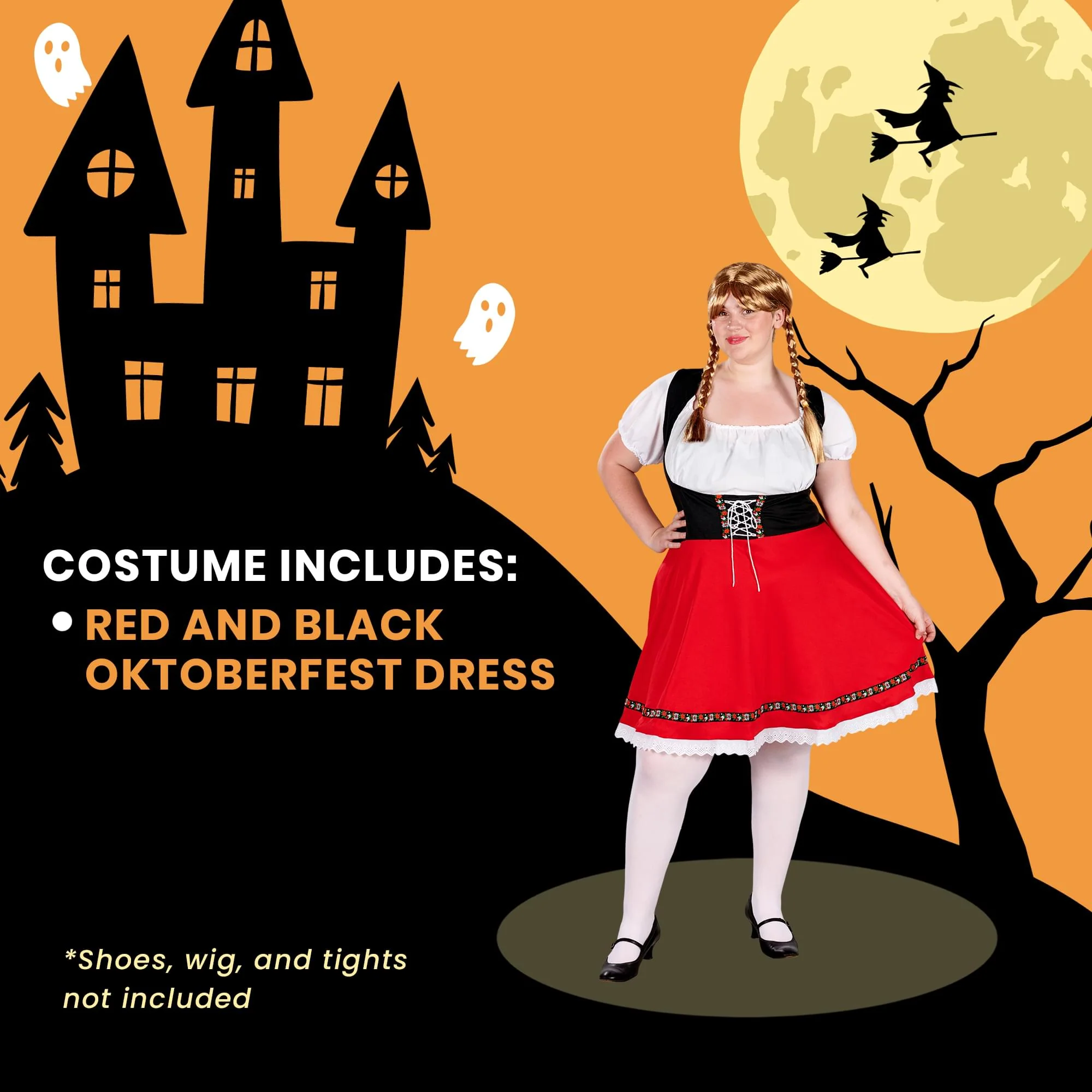 Oktoberfest Fraulein Women's Plus Size Costume - Image 21