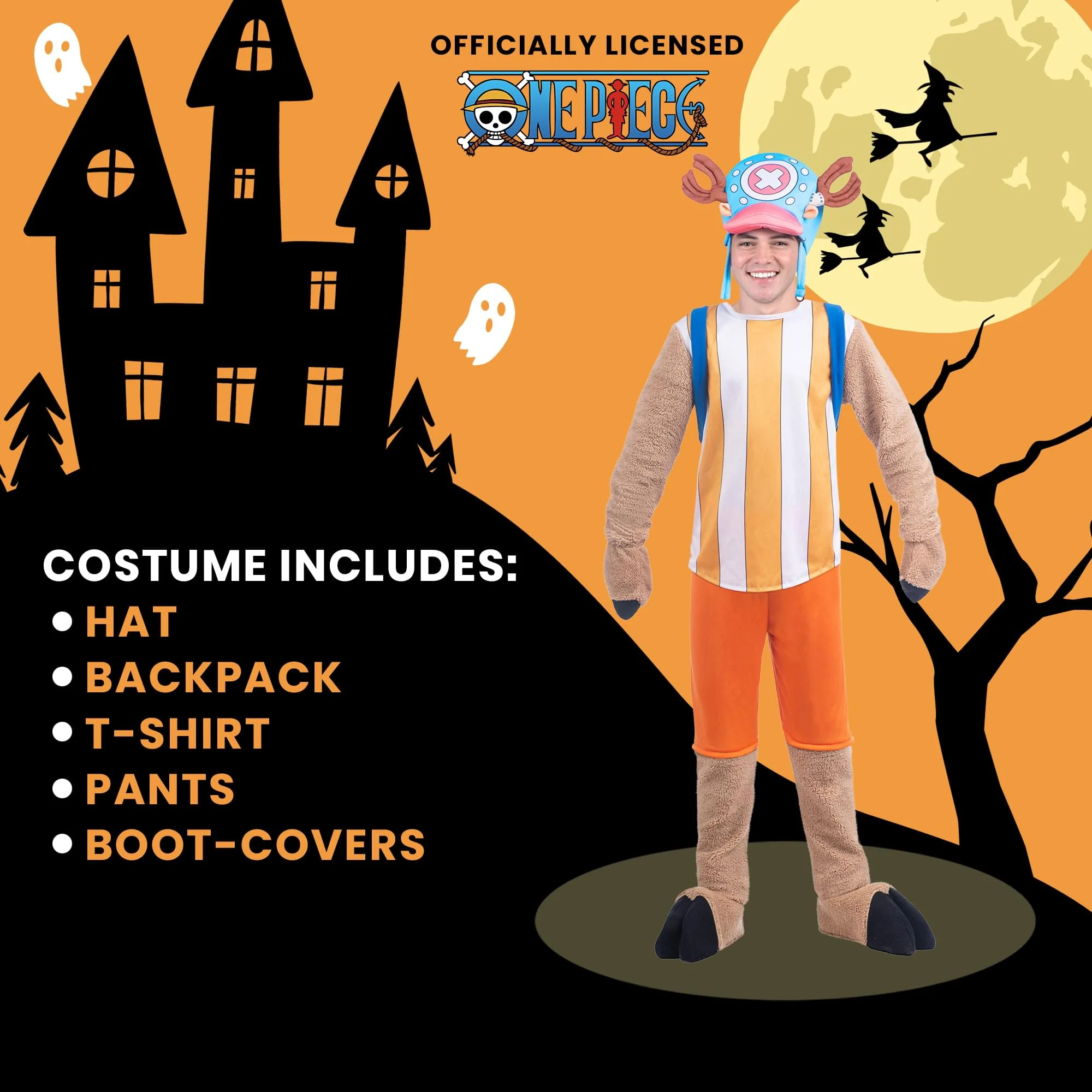 One Piece Chopper Adult Costume - Image 21