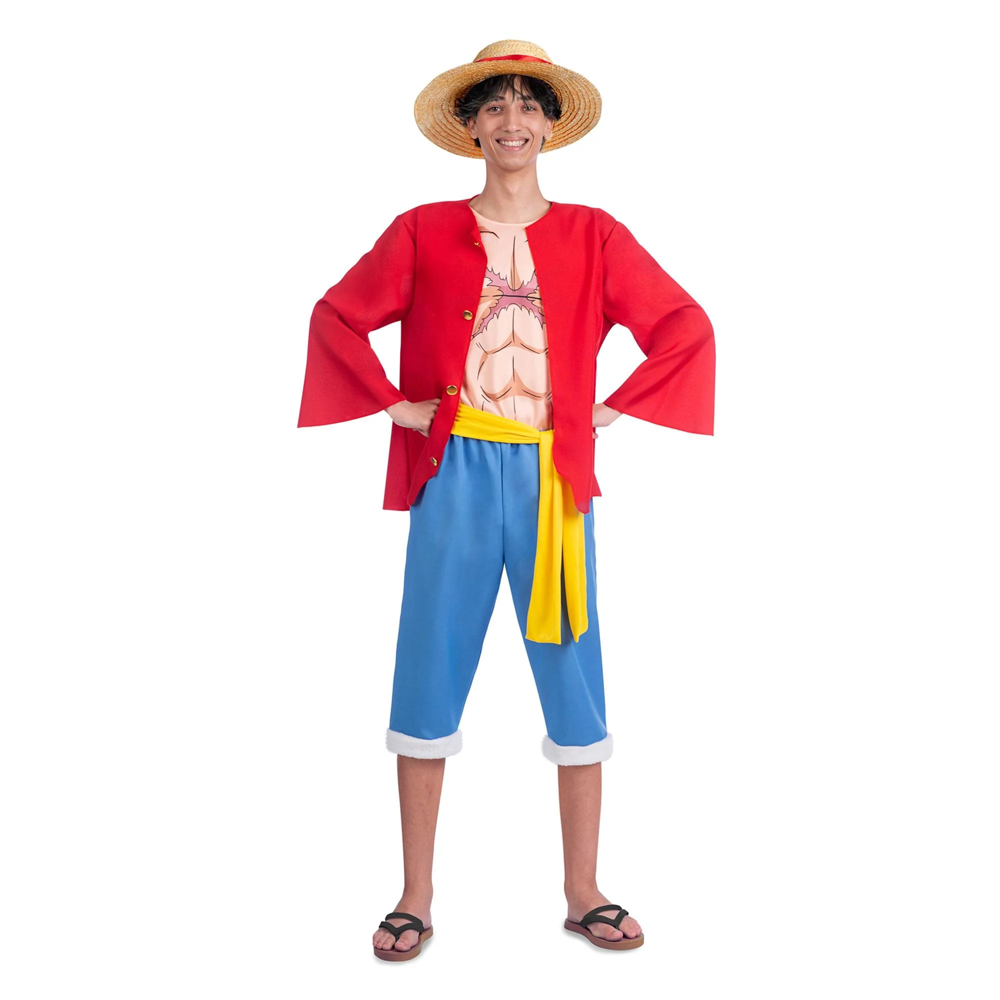 One Piece Luffy Adult Costume - Image 9