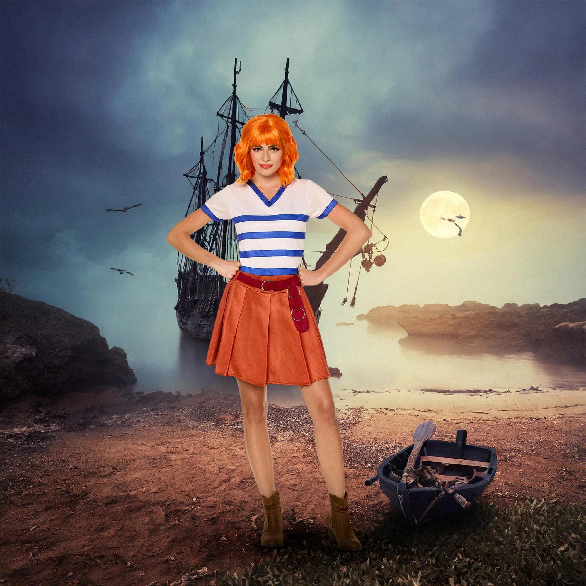One Piece Nami Adult Costume - Image 18