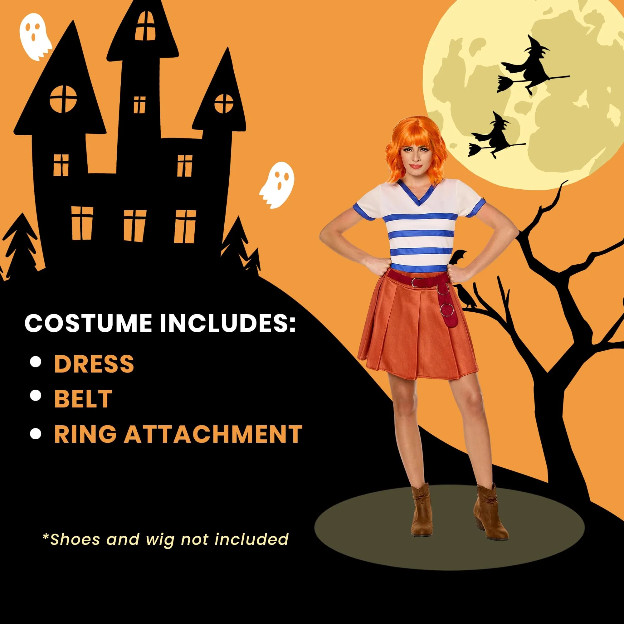 One Piece Nami Adult Costume - Image 5