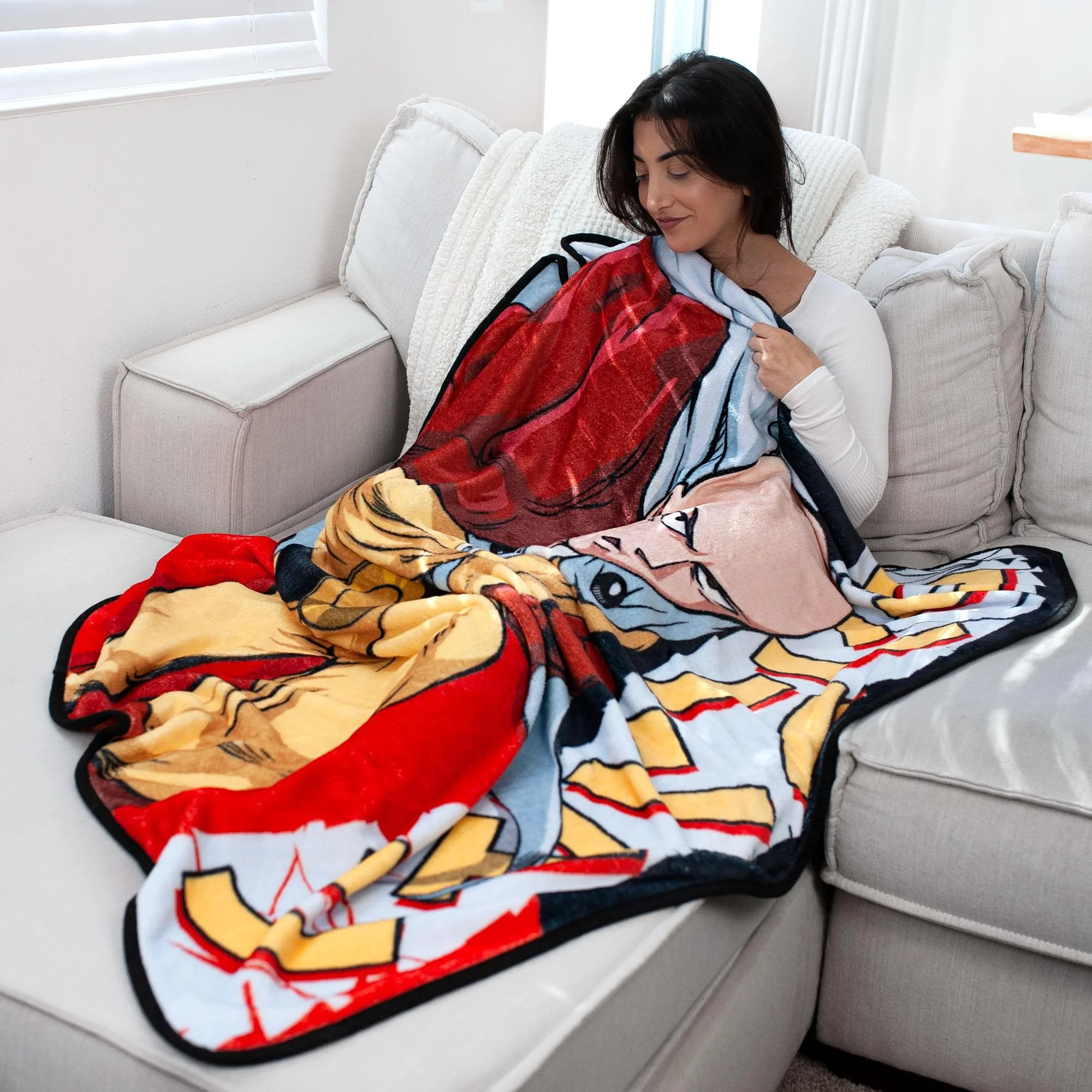 One-Punch Man Fleece Throw Blanket | 45 x 60 Inches - Image 5