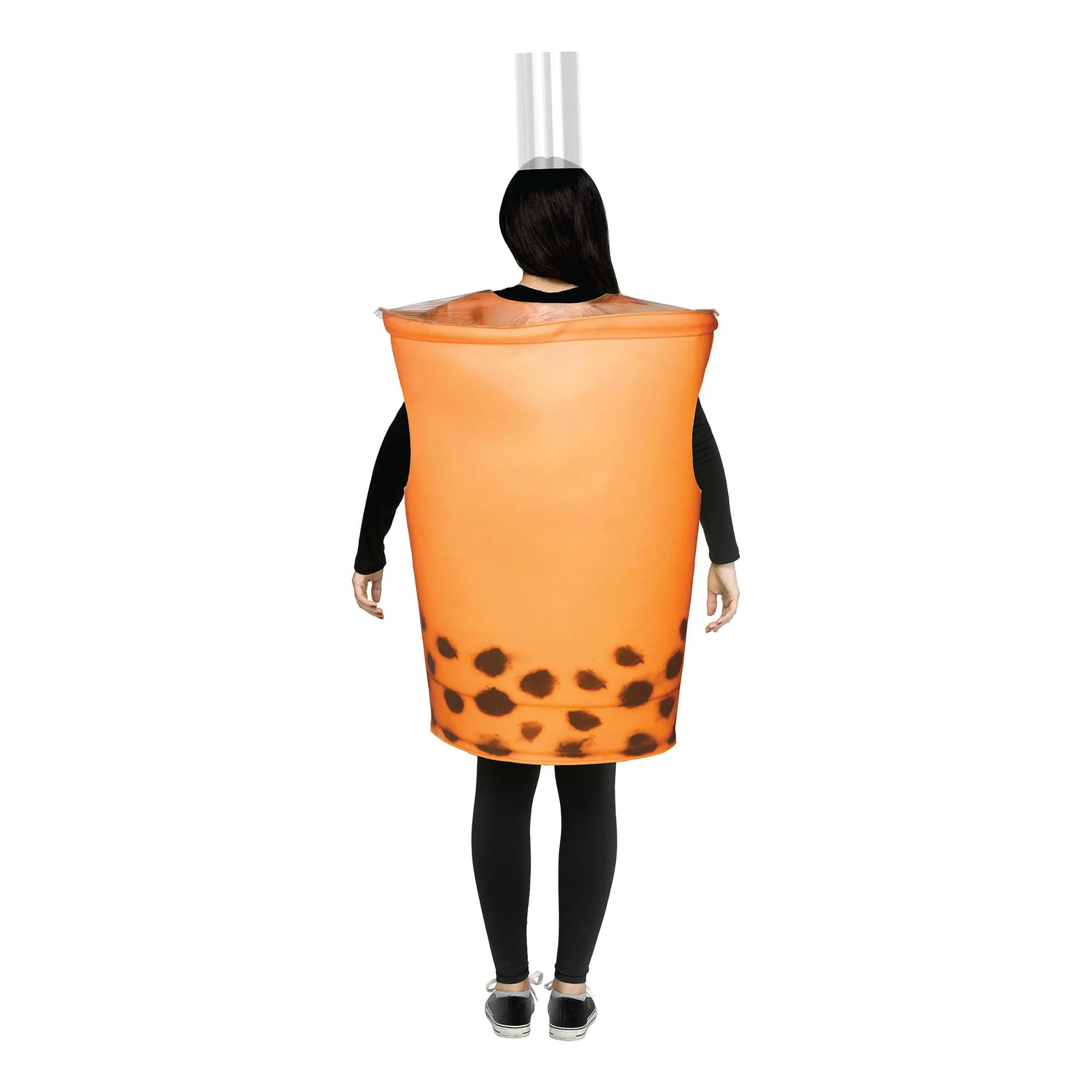 Orange Bubble Tea Adult Costume | One Size Fits Most - Image 3